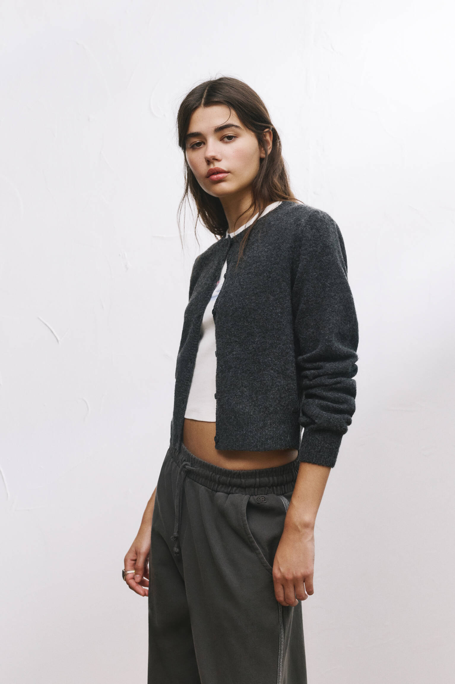 Cardigan boutons - pull&bear