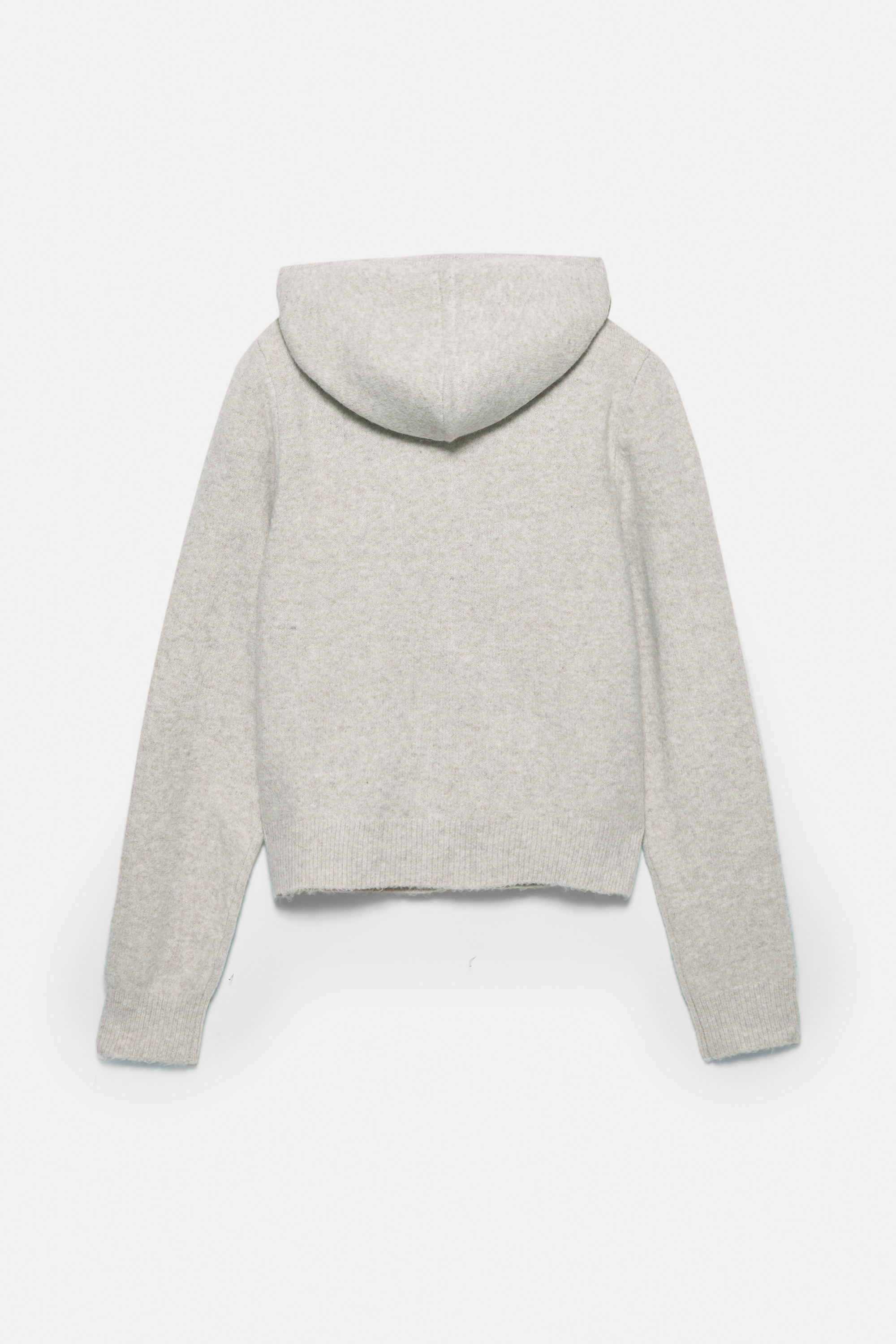 Cárdigan capucha cremallera