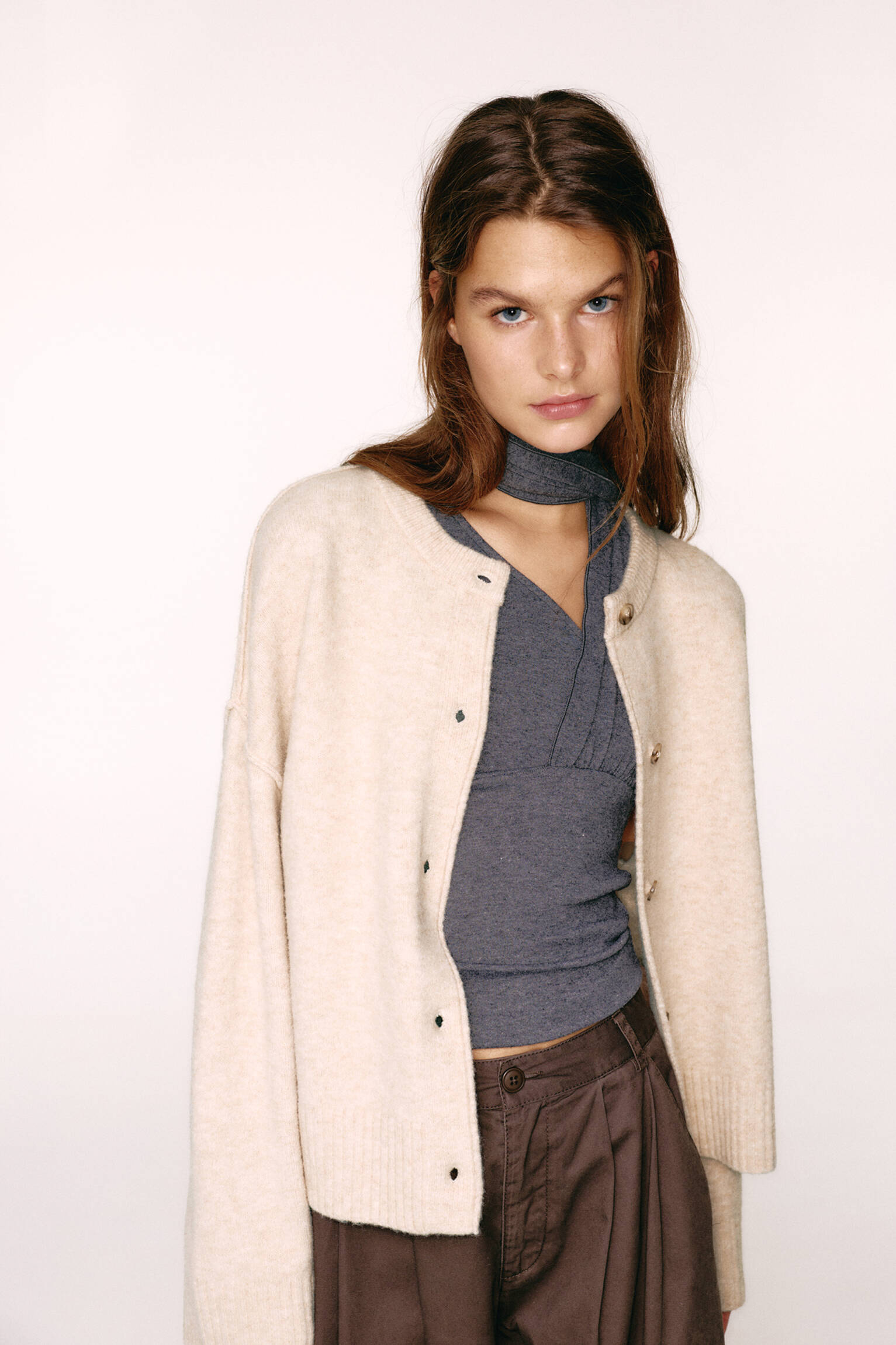 Cardigan en maille douce