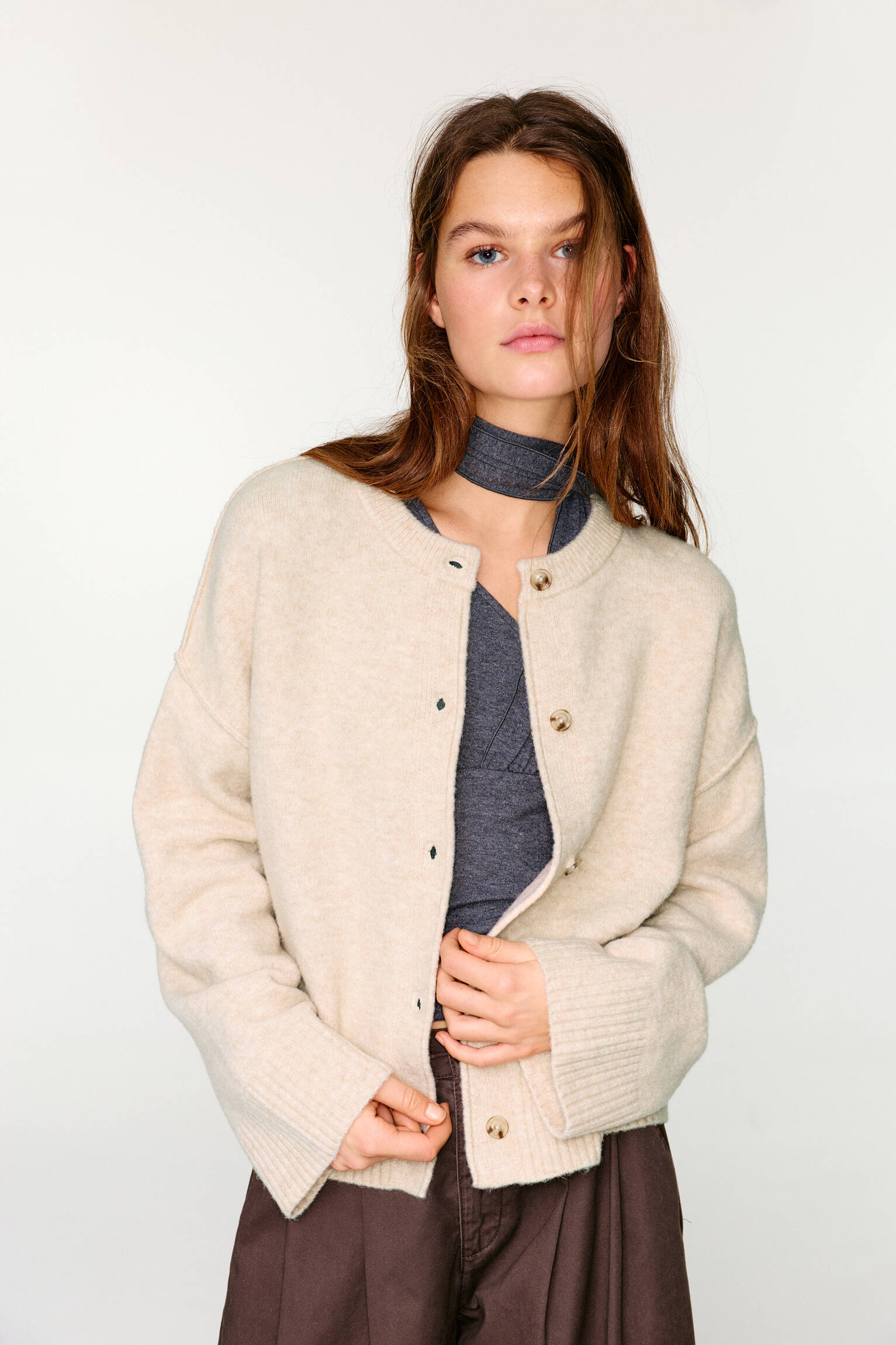 Soft knit cardigan - pull&bear