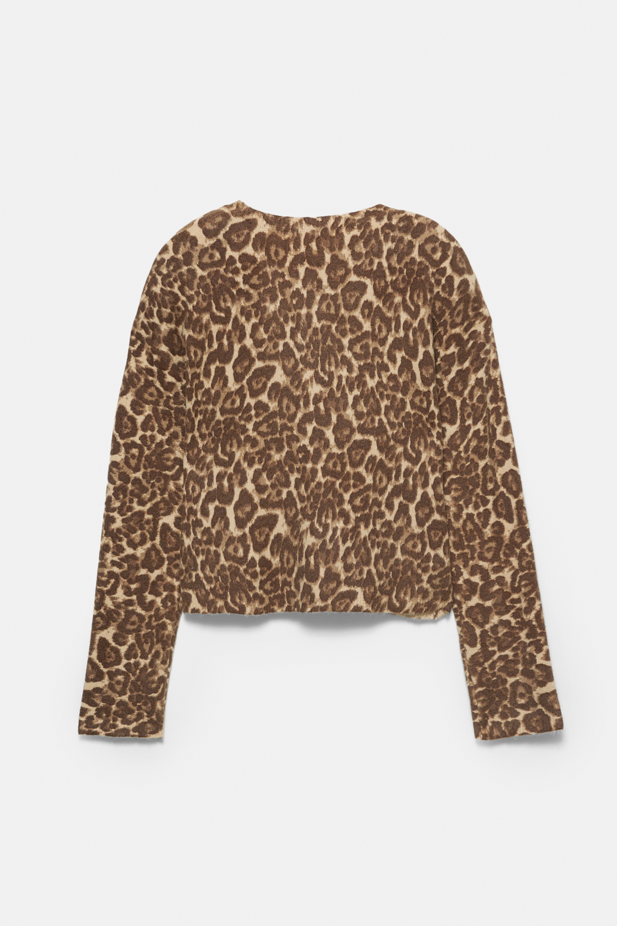 Leopard print cardigan