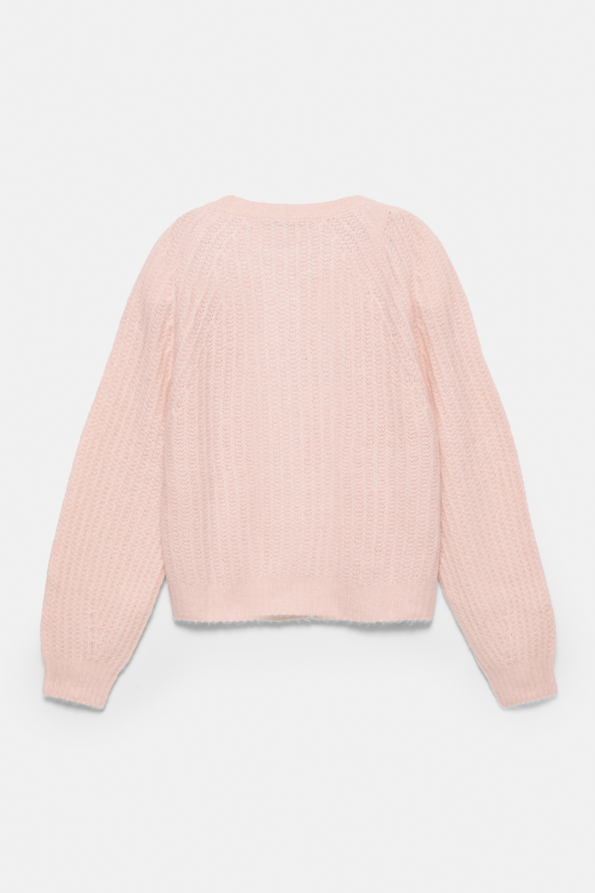 Cardigan with wool and alpaca