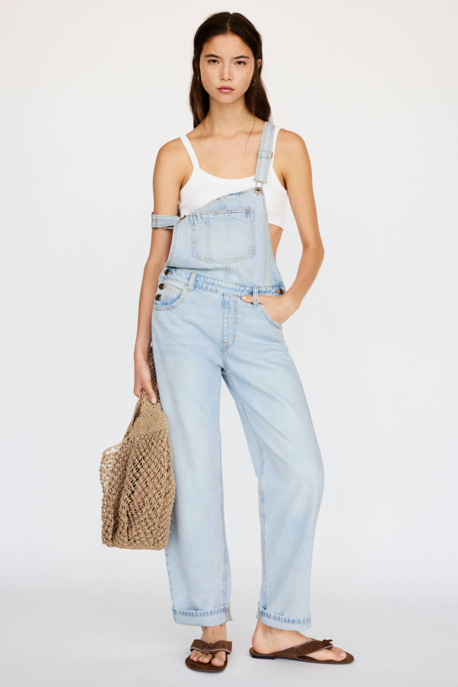 Denim dungarees - pull&bear