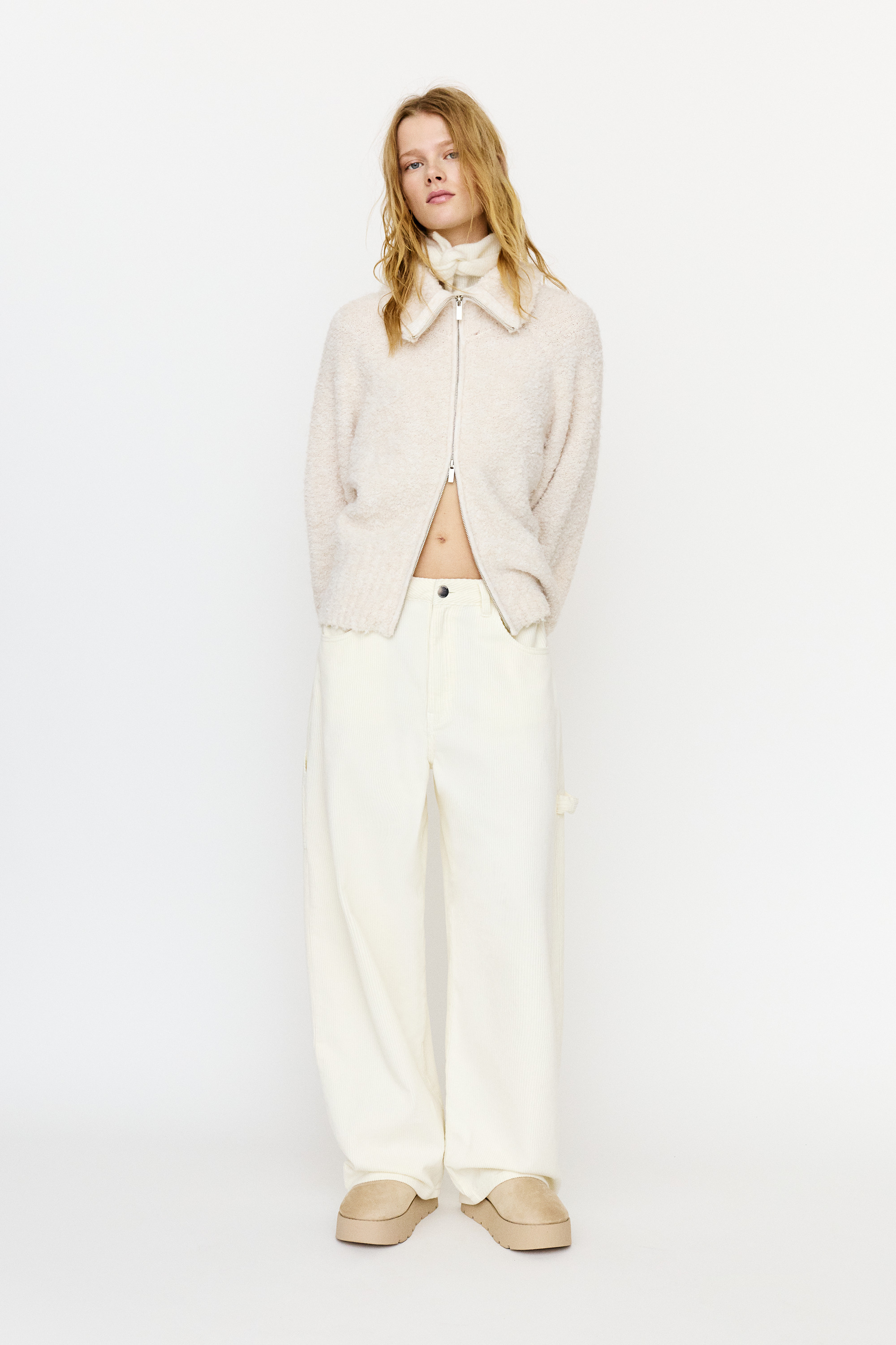 Pantalon ballon en velours côtelé