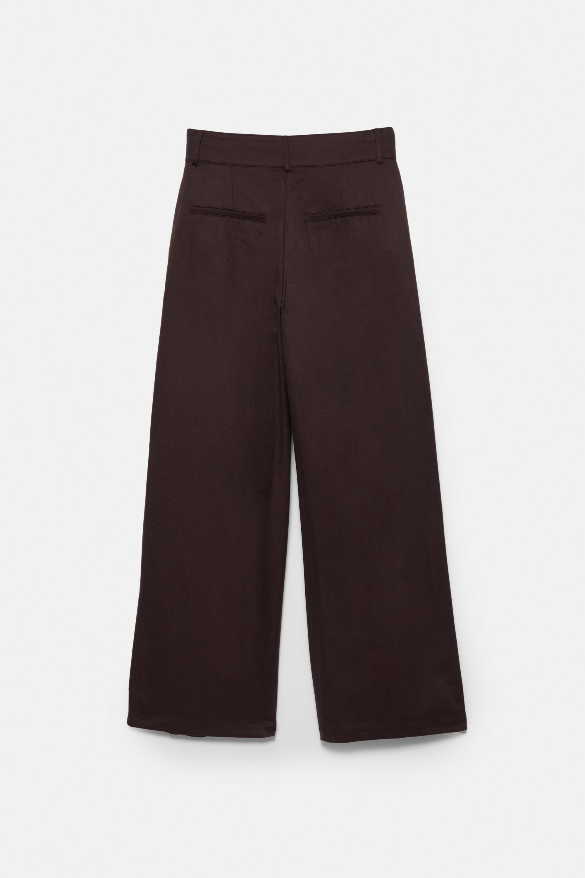 Voluminous darted smart trousers