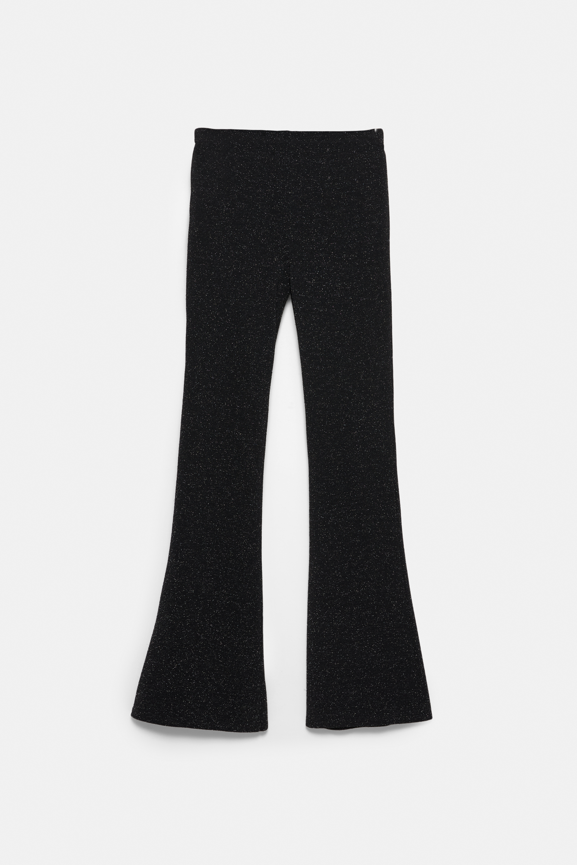 Shimmery flared trousers