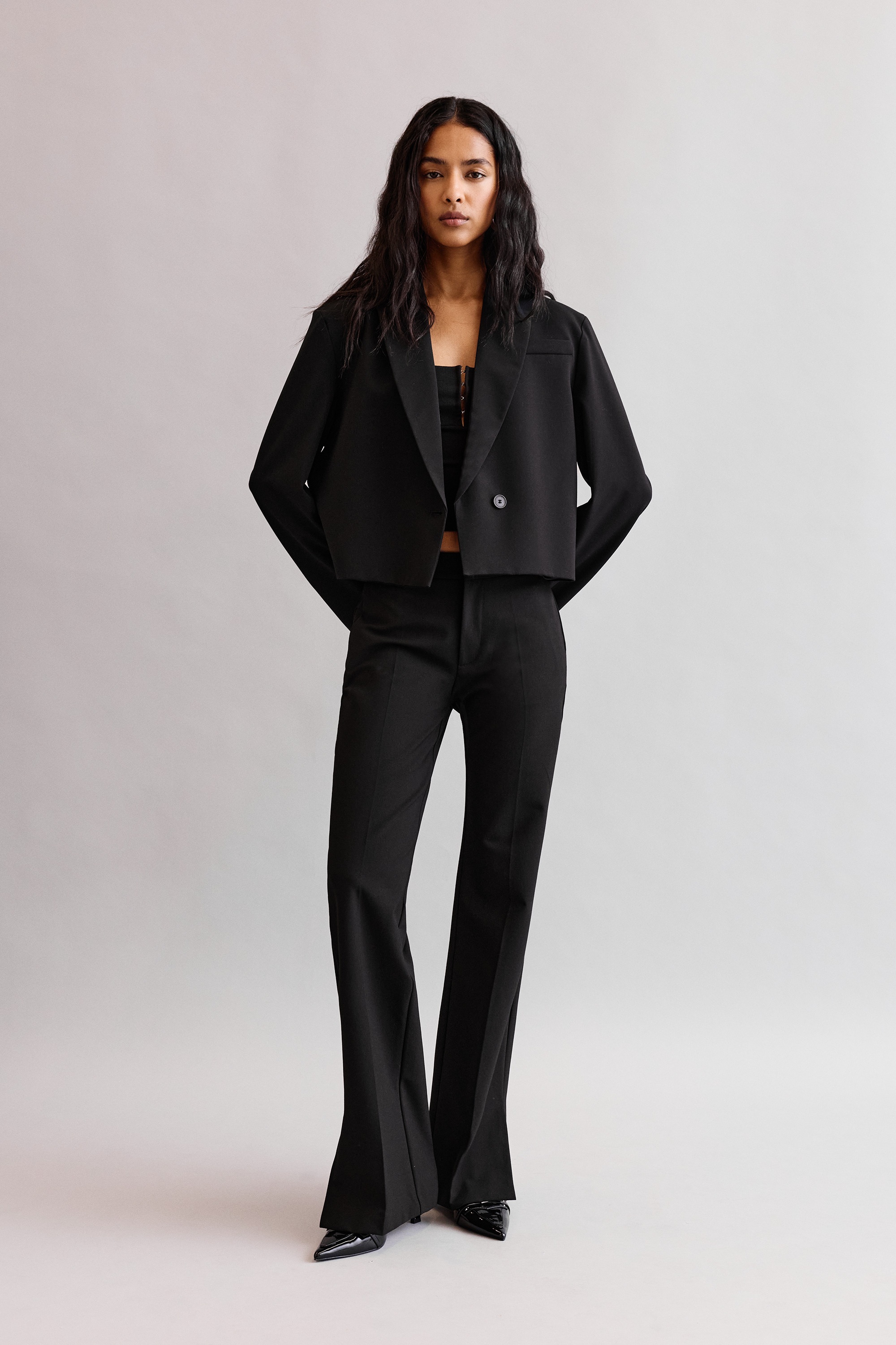 Smart trousers with splits