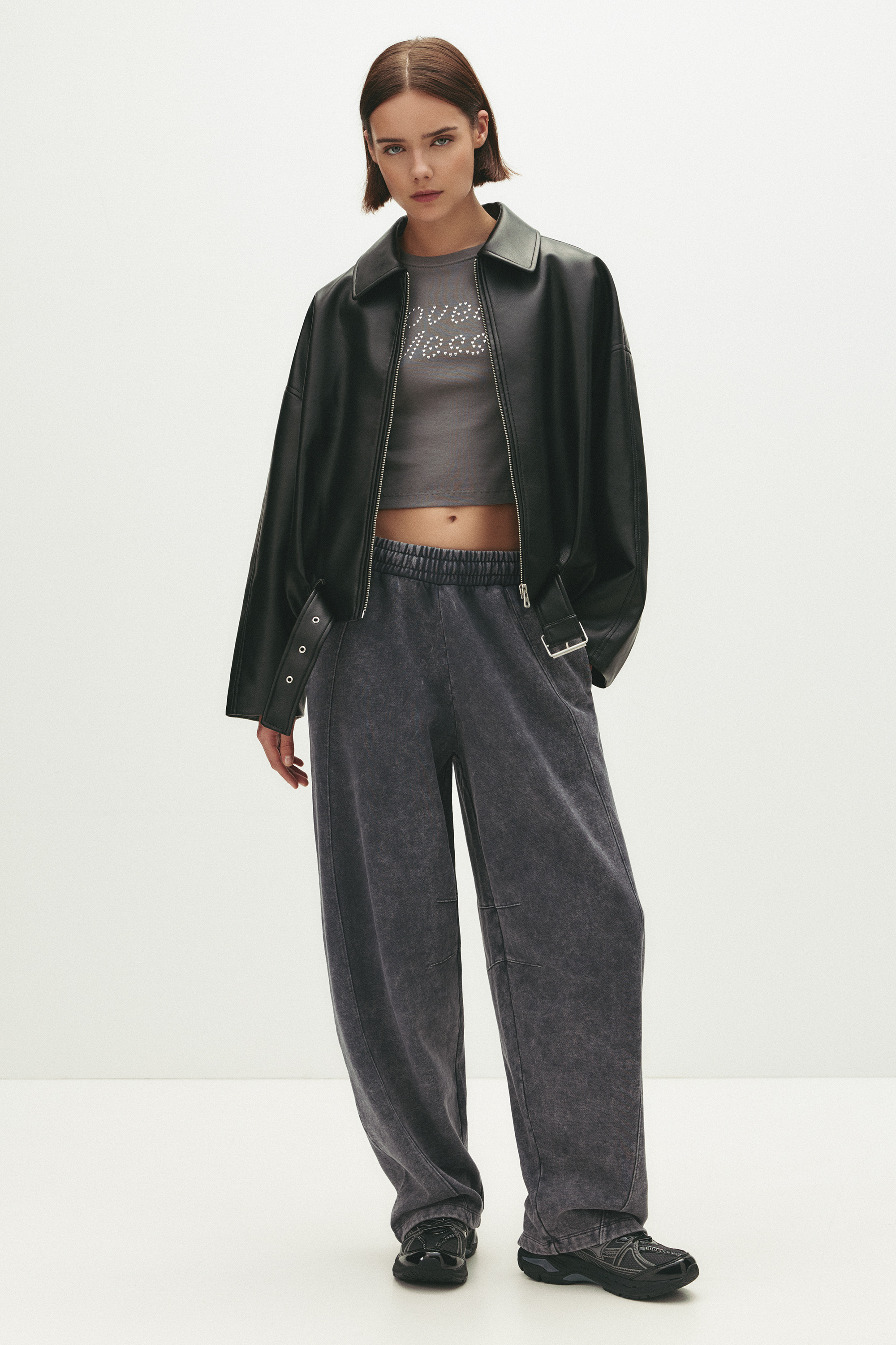 กางเกงวอร์มทรงถัง