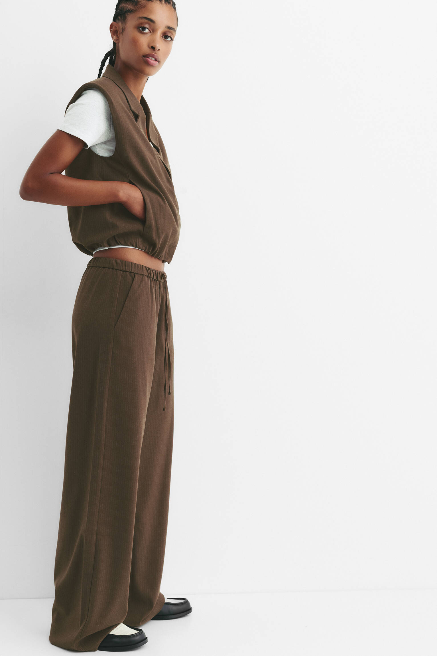 Tailored Fit Jogger Trousers Pull&bear 