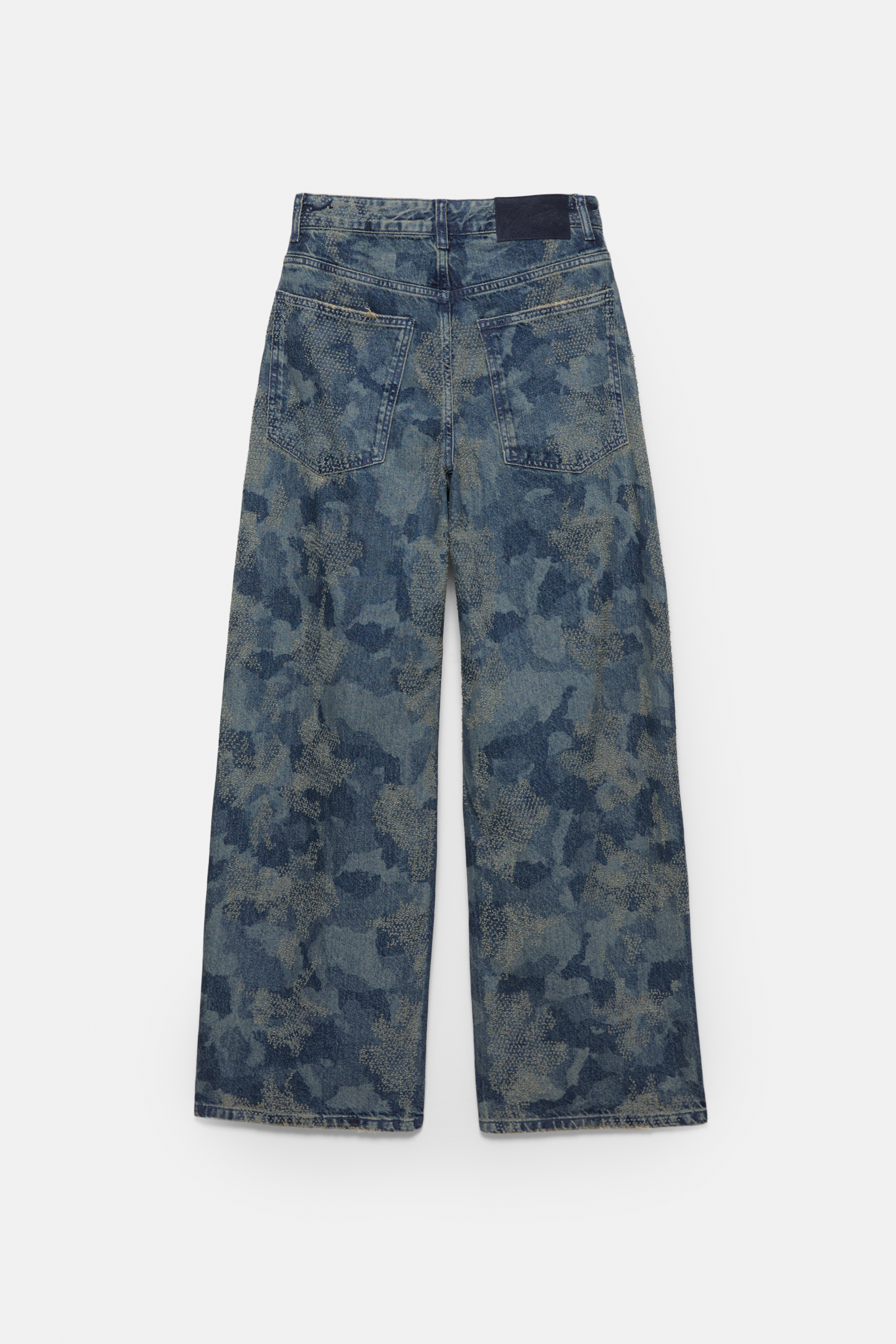 Τζιν παντελόνι baggy με laser print