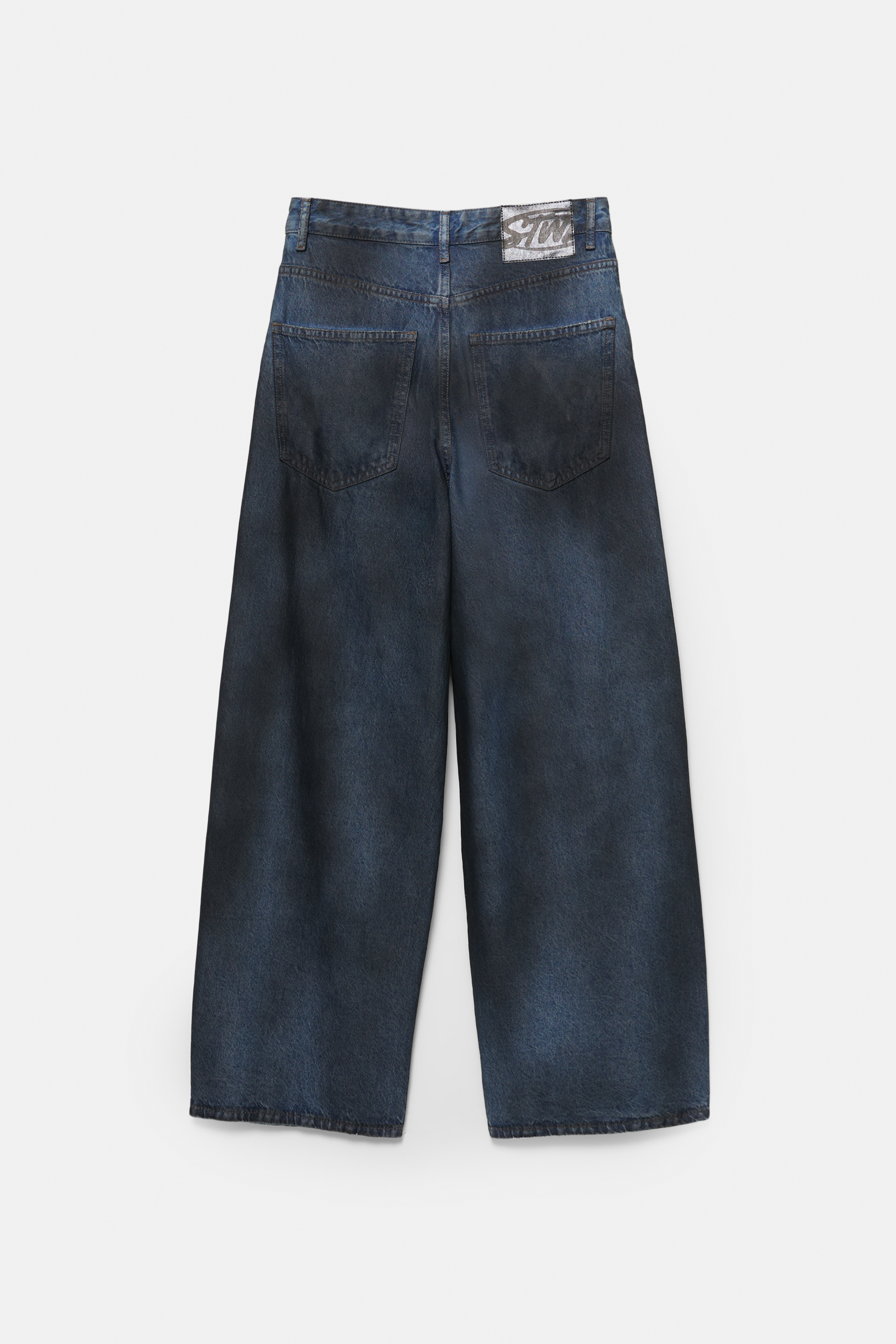 Super Baggy Coated Jeans