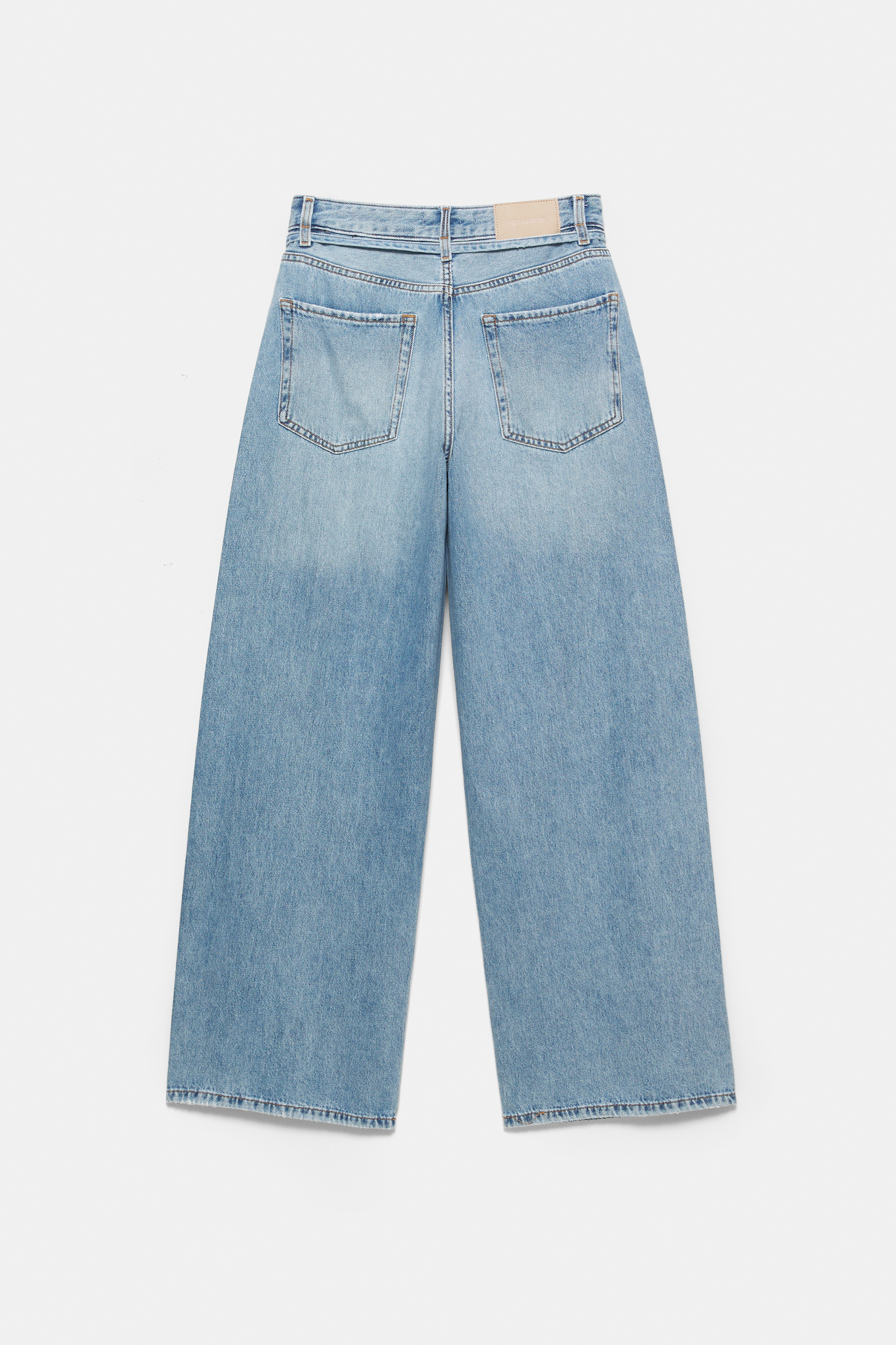 Baggy jeans with drawstring