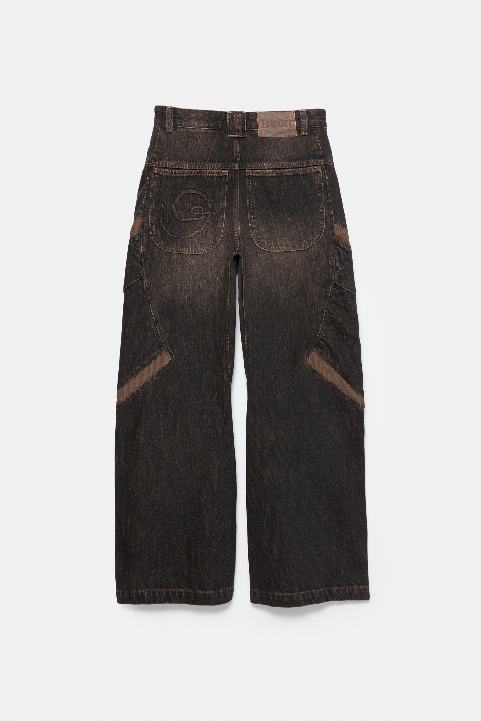 Kombinierte Baggy-Jeans Lueder