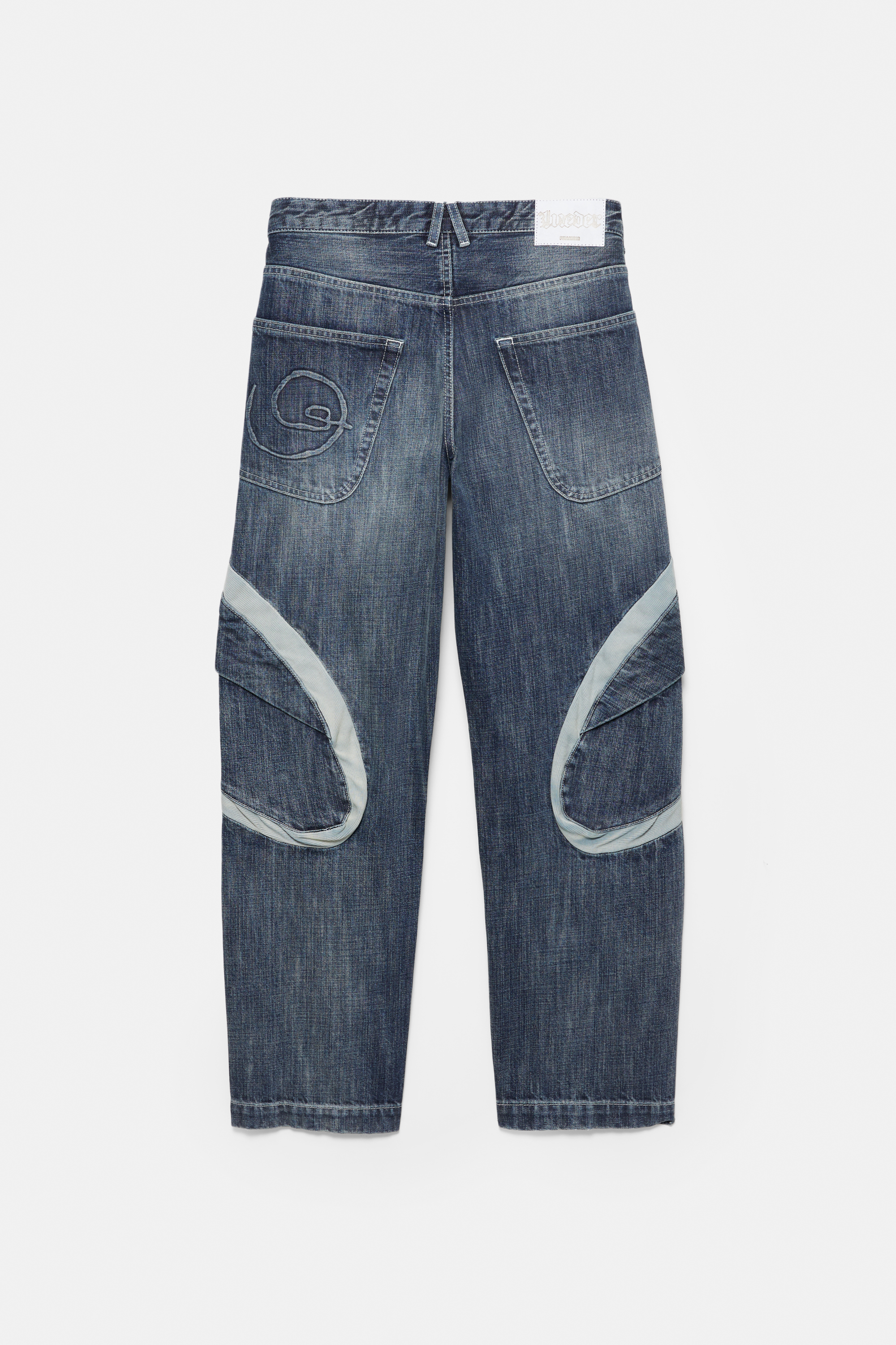 Jeans rectos combinados Lueder