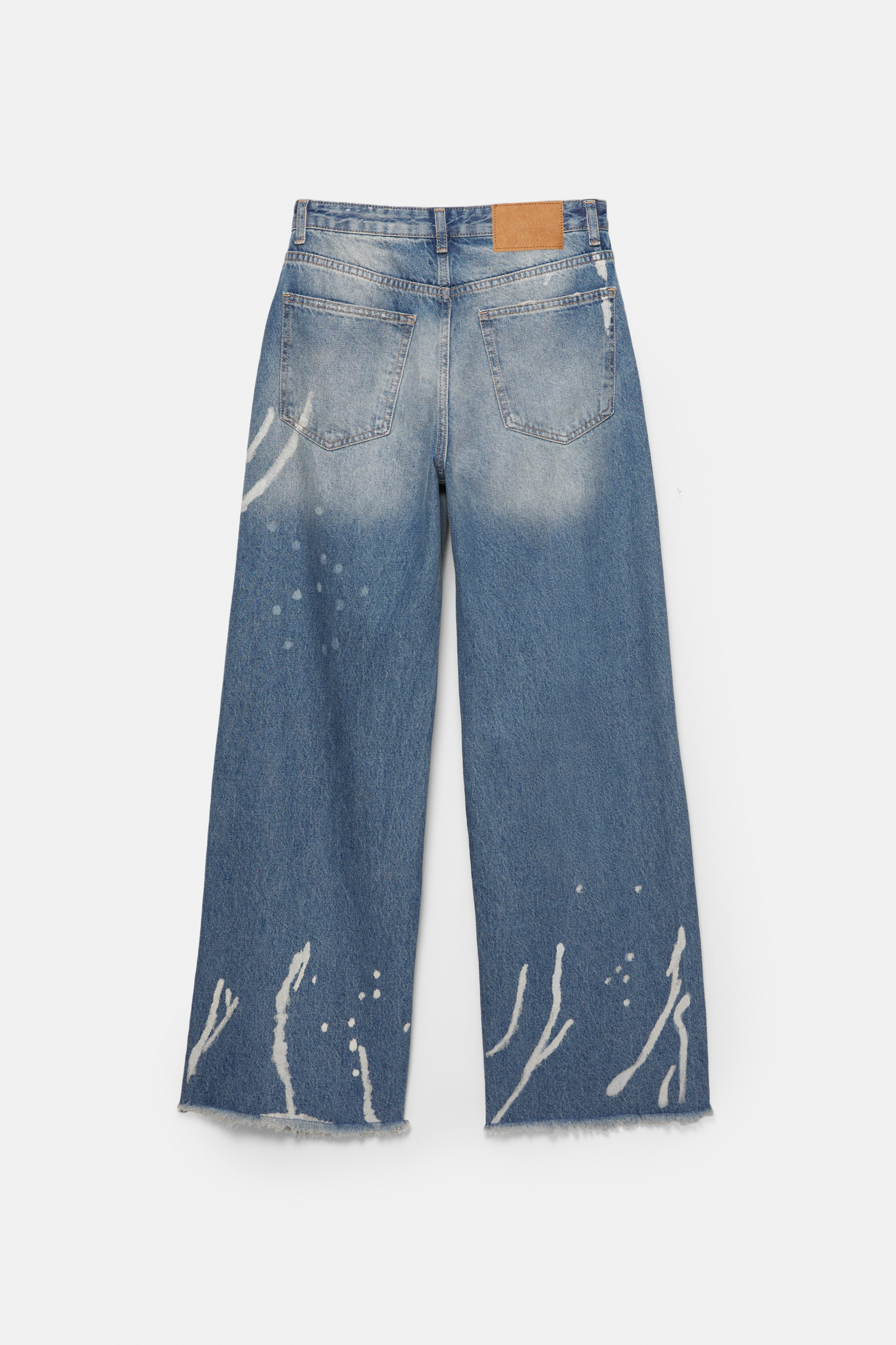 Jeans baggy efecto lixivia
