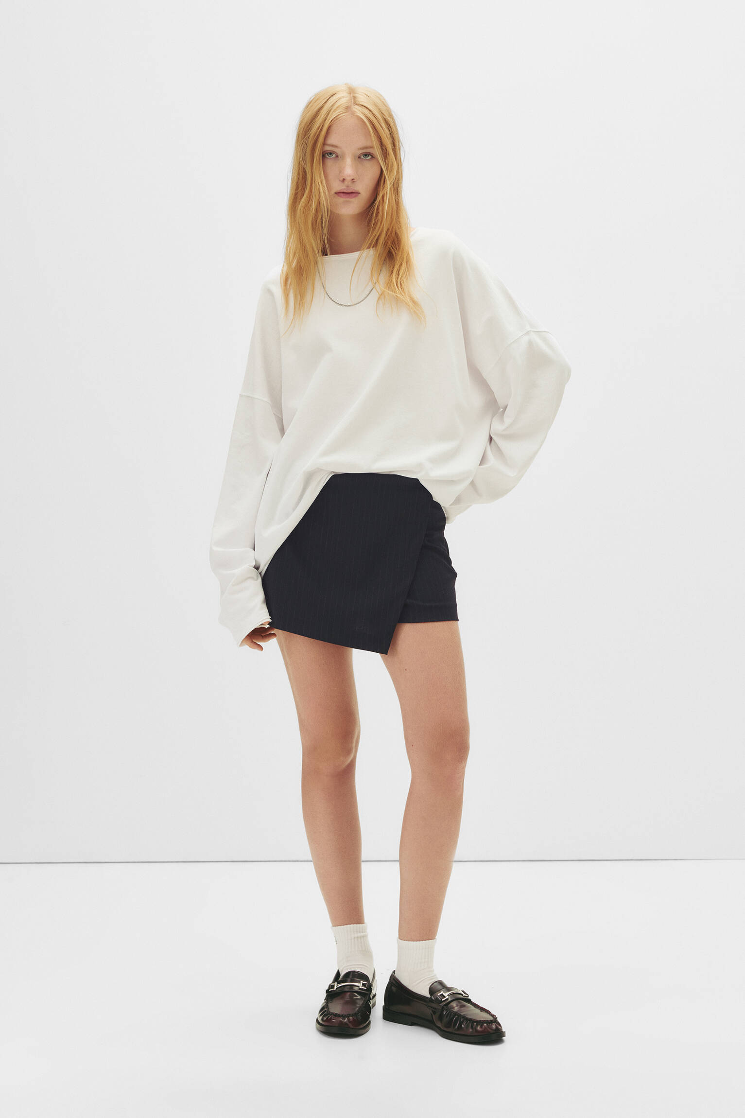 Jupe culotte cache-cœur - pull&bear
