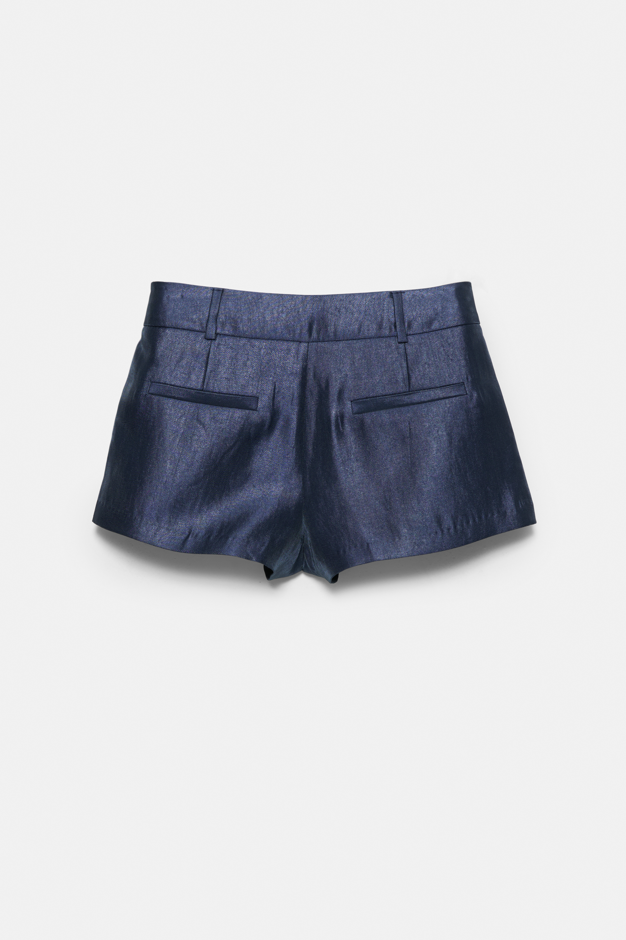 Shimmery formal Bermuda shorts