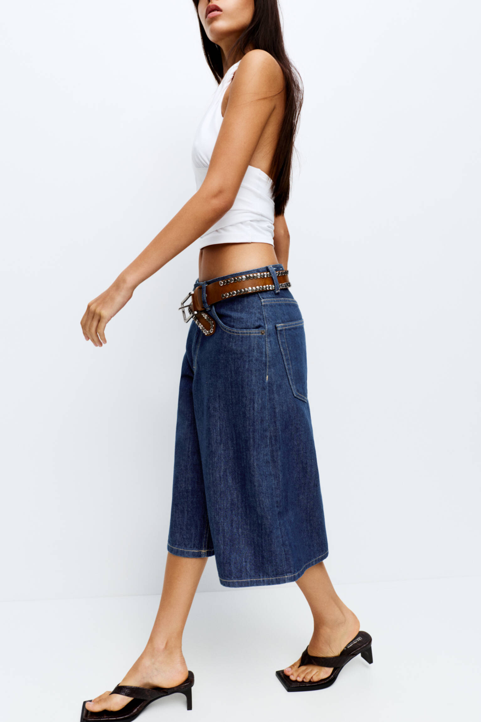 Jorts droits taille basse