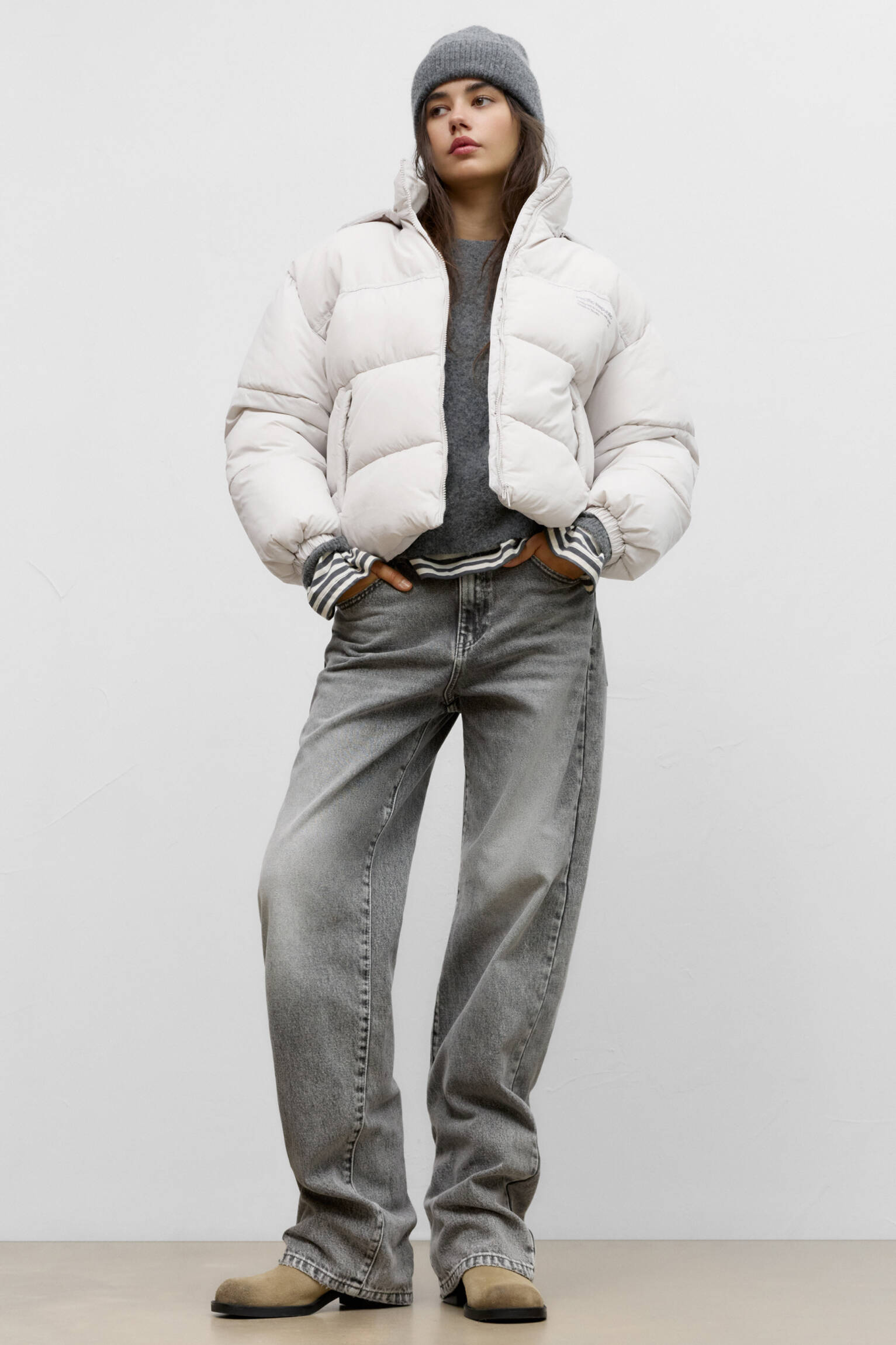 Doudoune logo - pull&bear