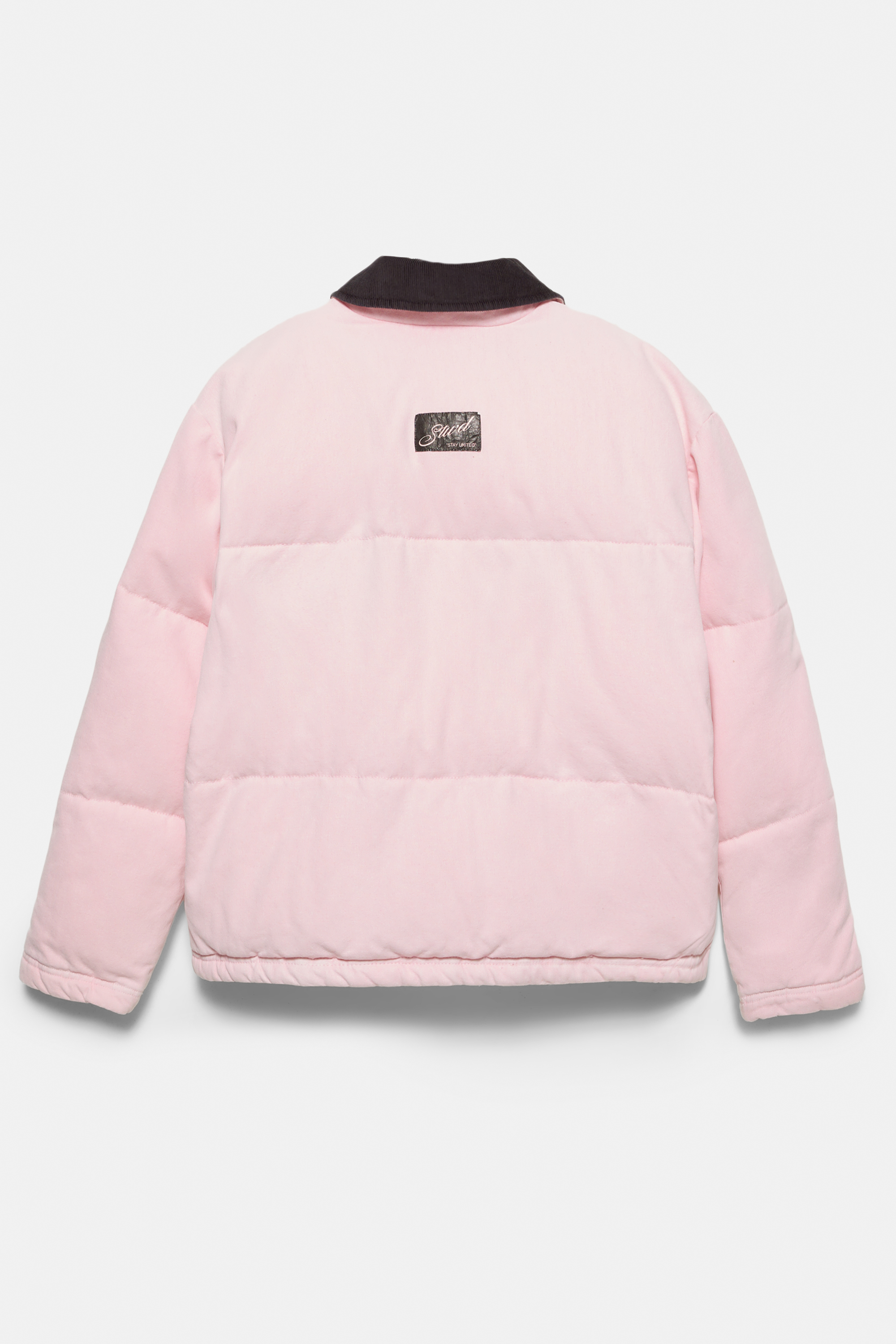 STWD contrast puffer jacket