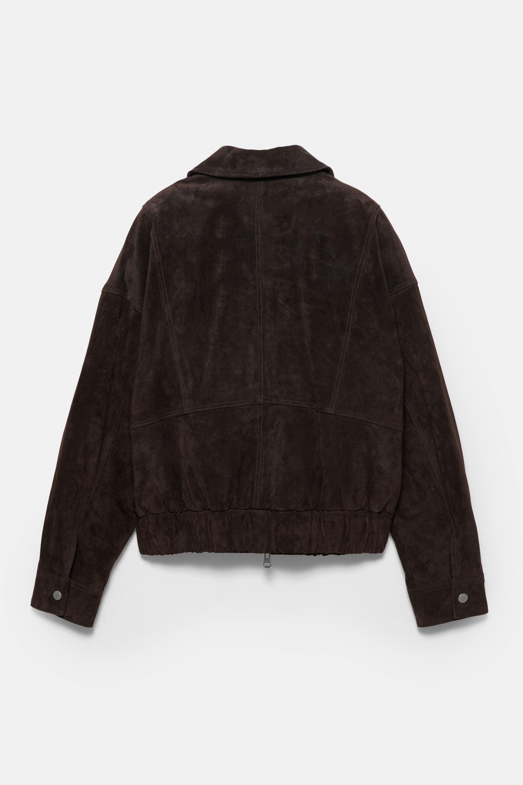 Brązowa kurtka 100% zamszowa