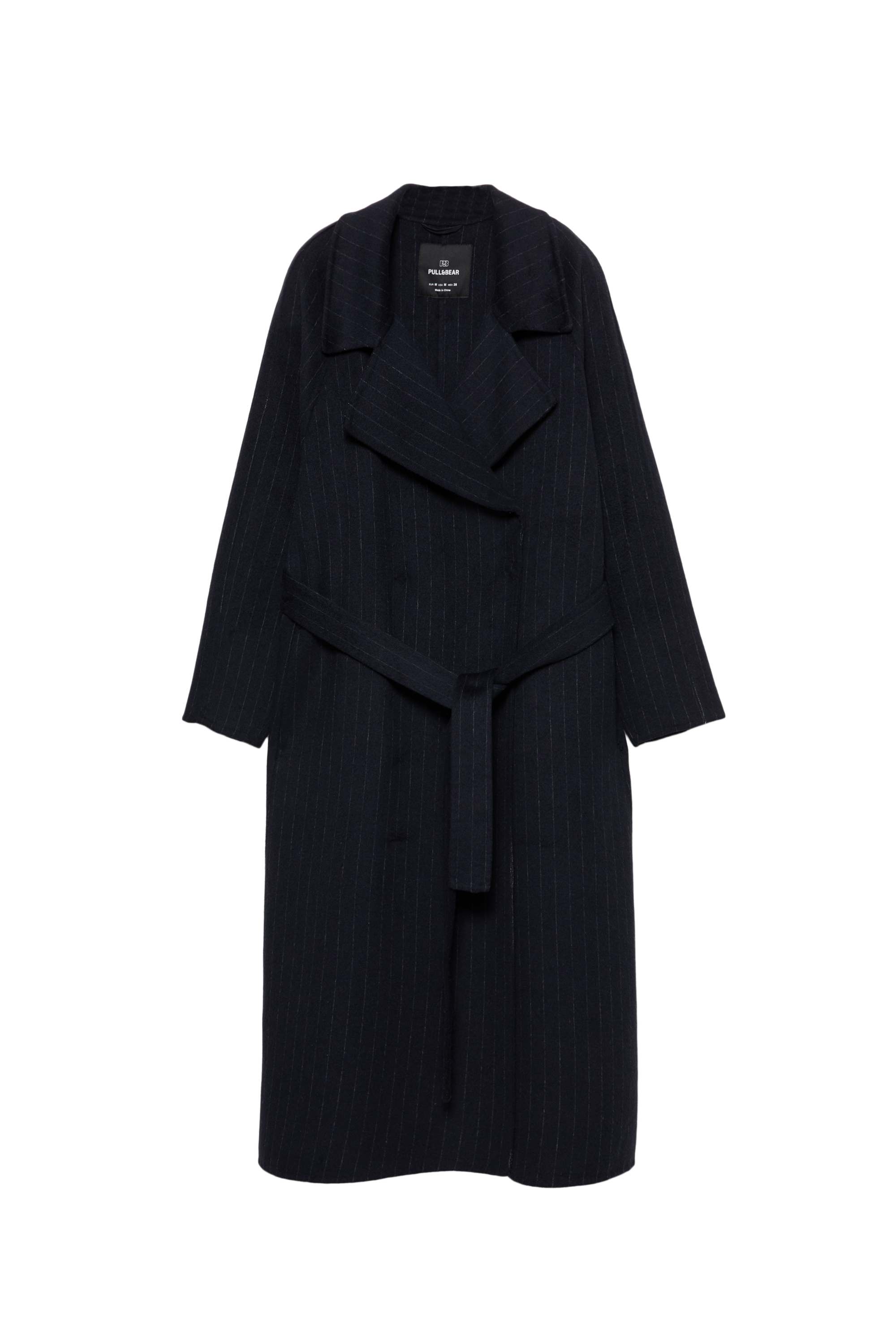 Manteau rayures tennis ceinture