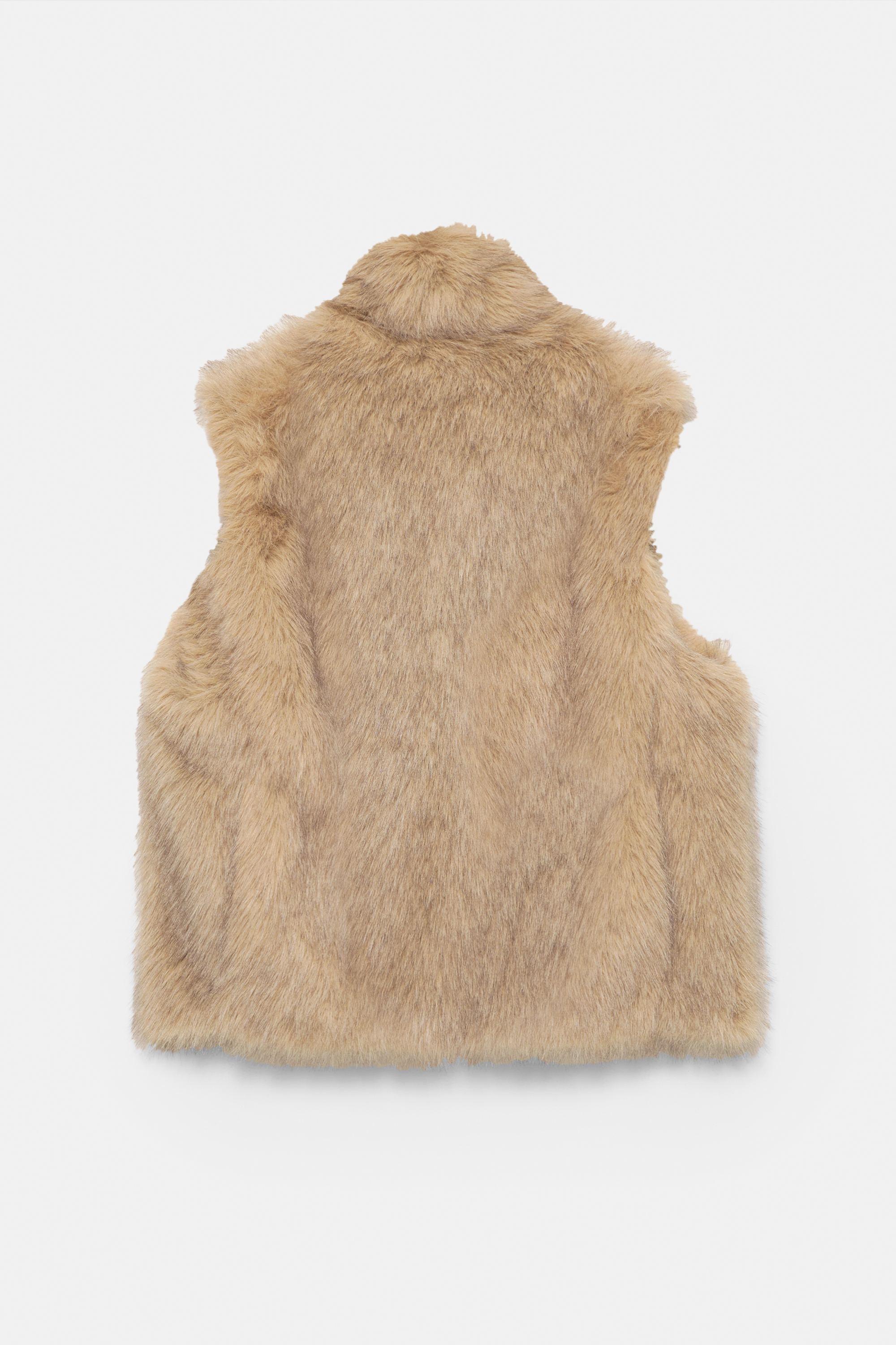 Faux fur vest