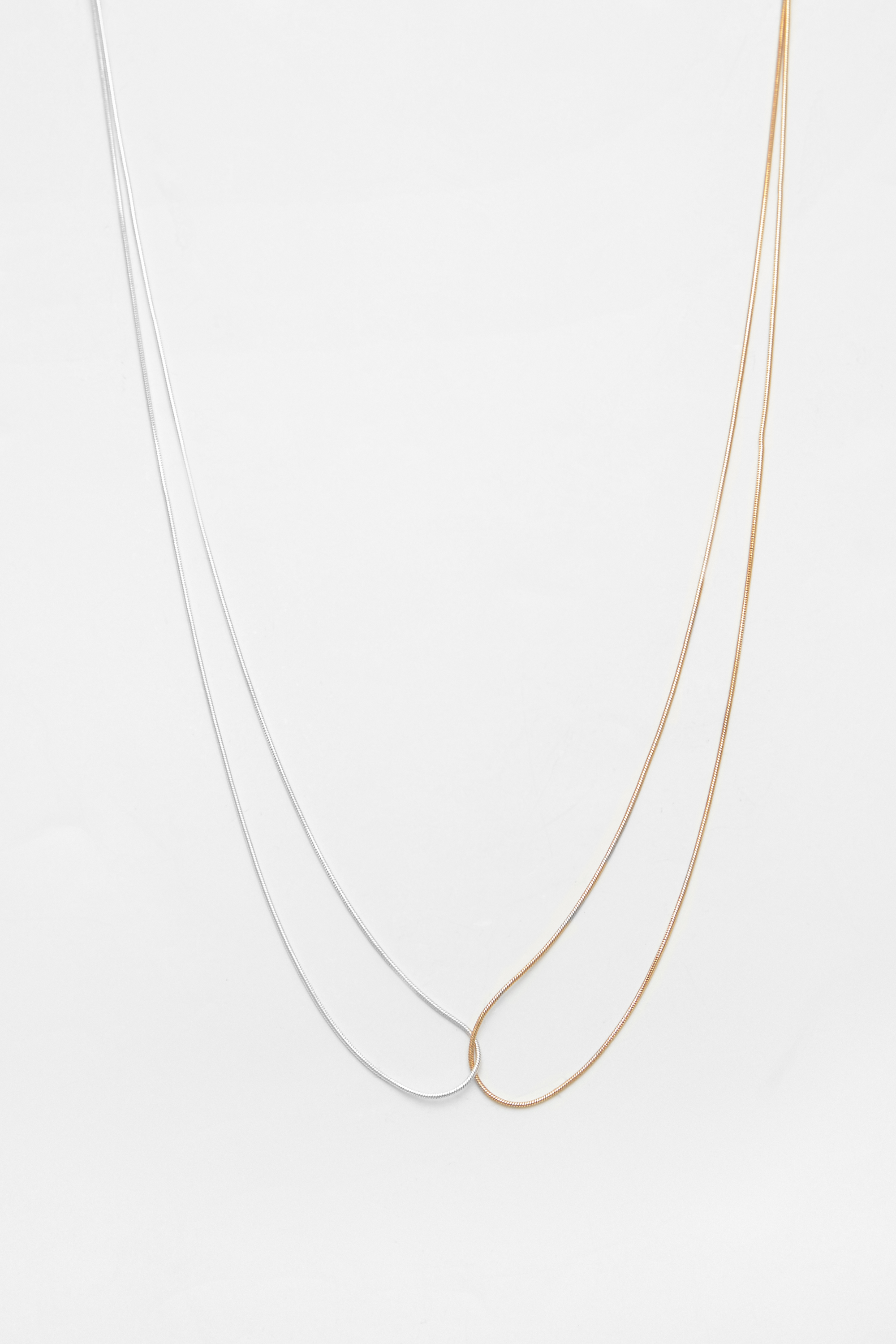 Combined chain necklace