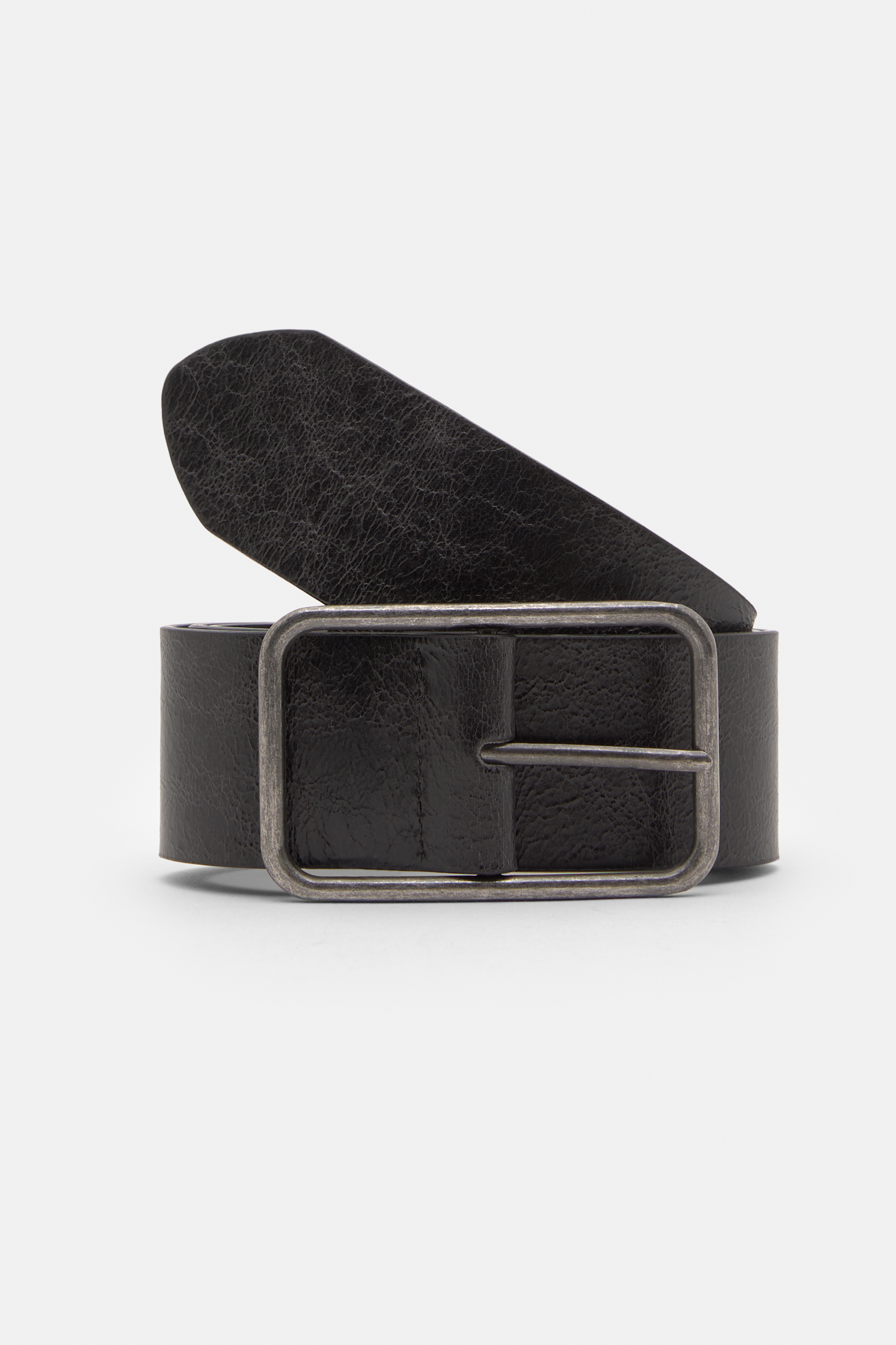 Cinturón efecto piel ancho