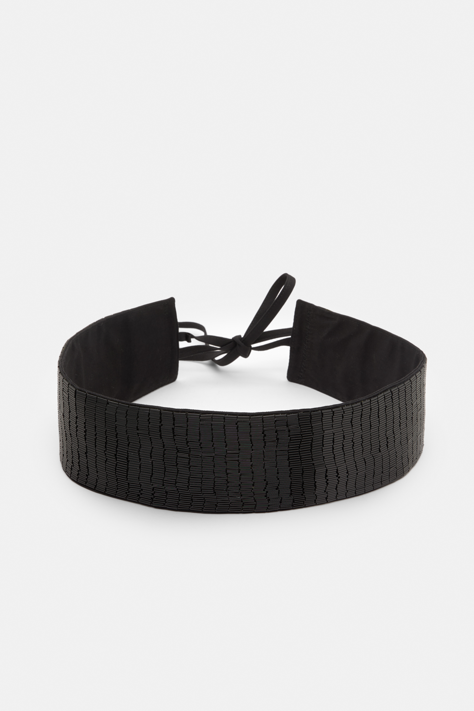 Cinturón fajín abalorios