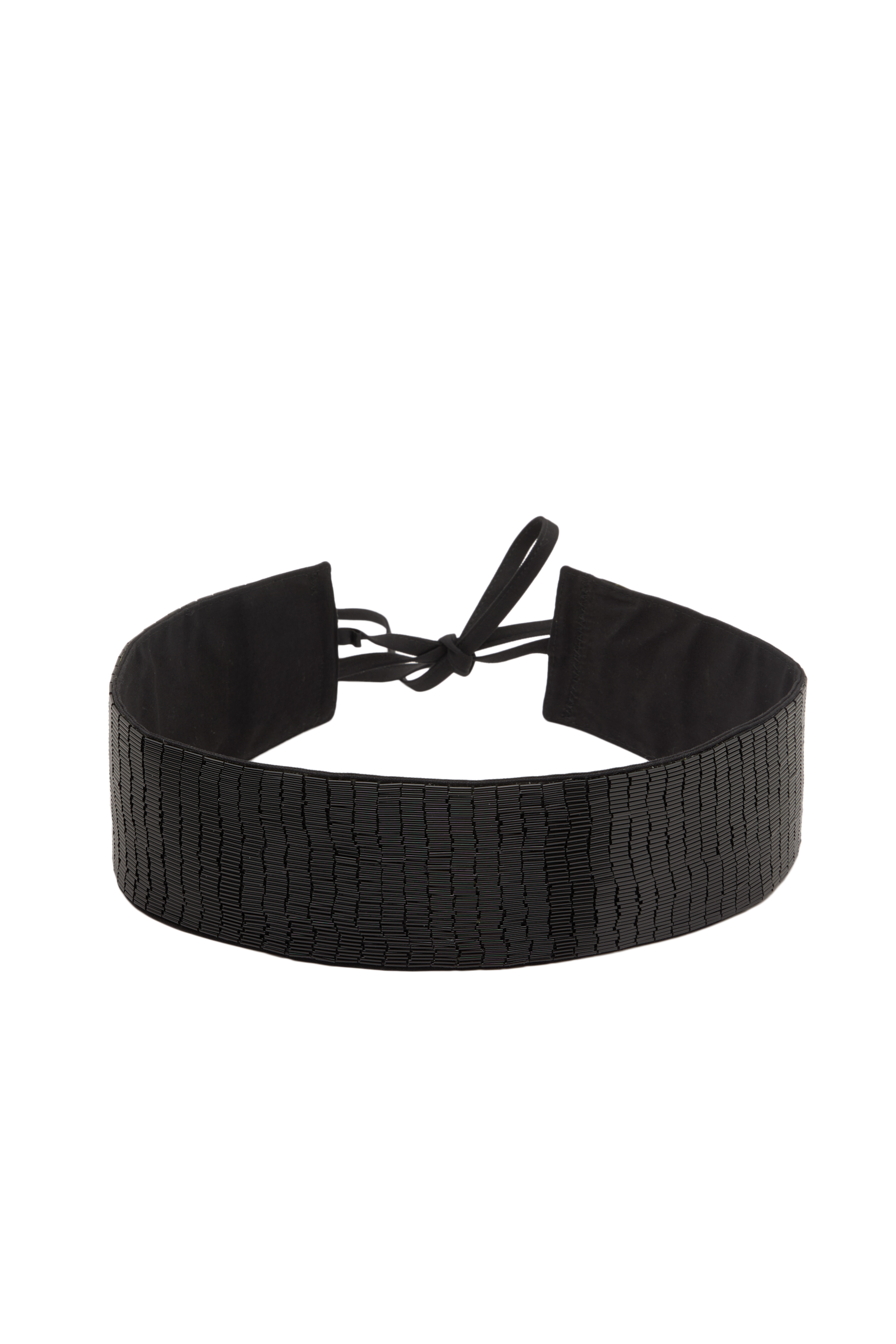 Cinturón fajín abalorios