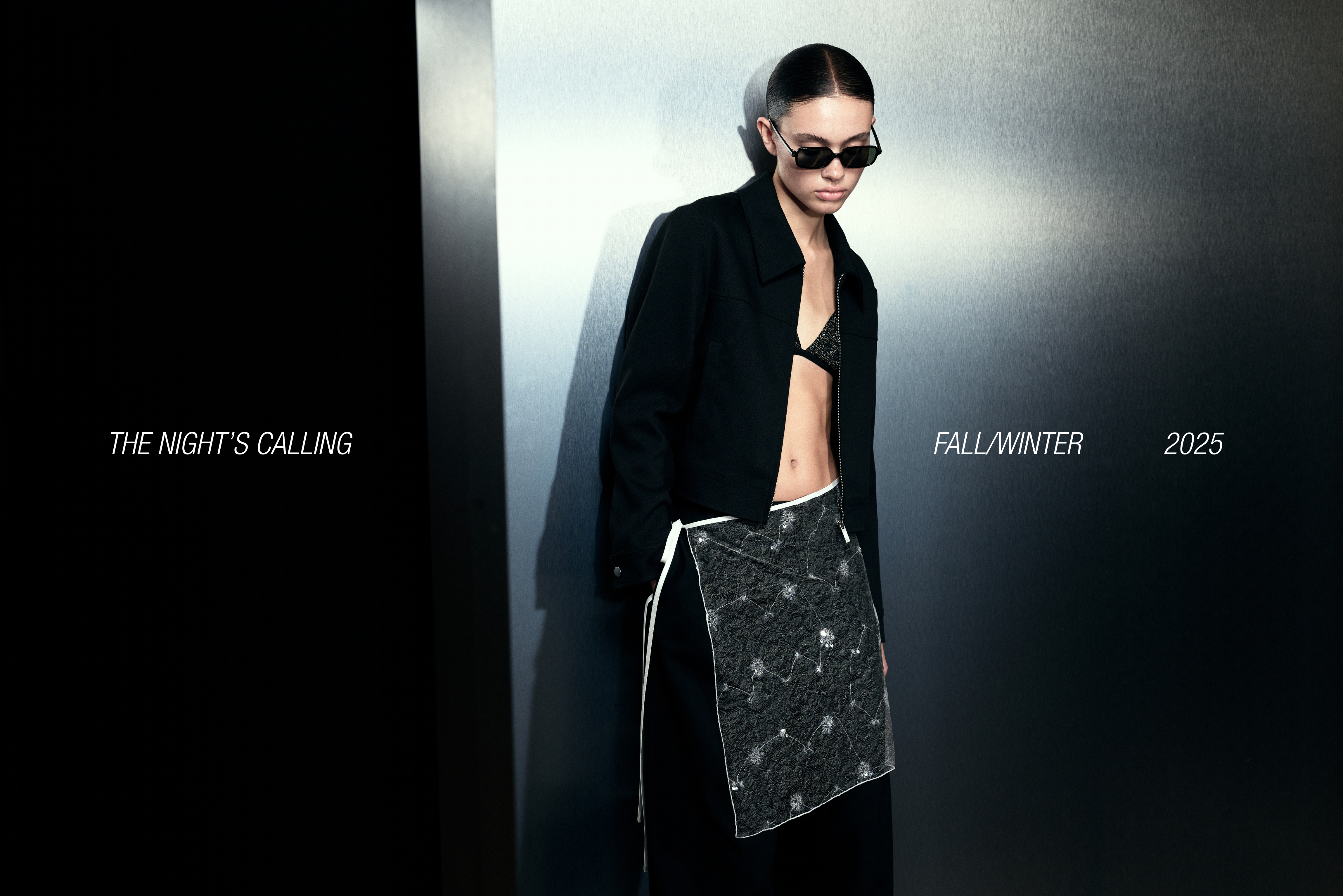 Sequin sarong mini skirt