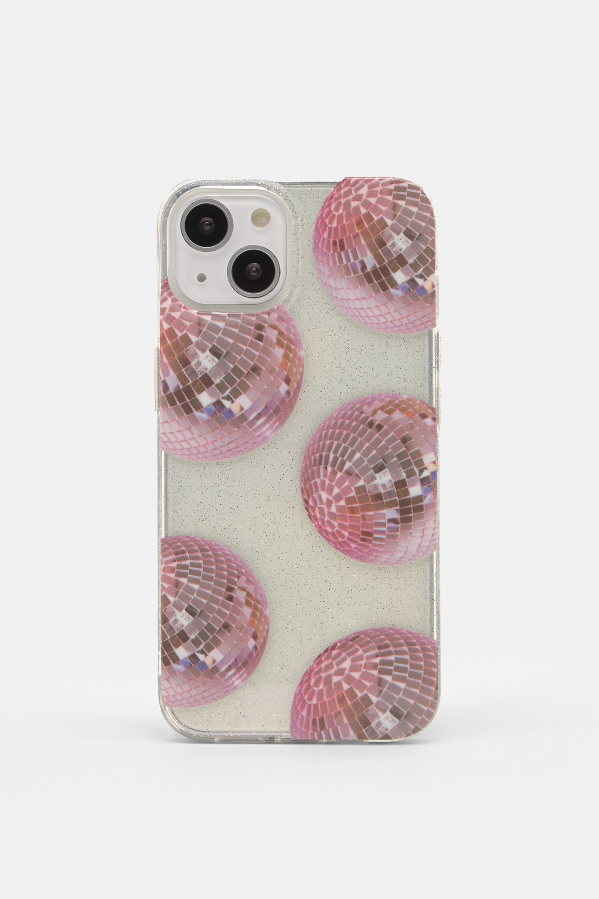 Glitter disco ball iPhone case