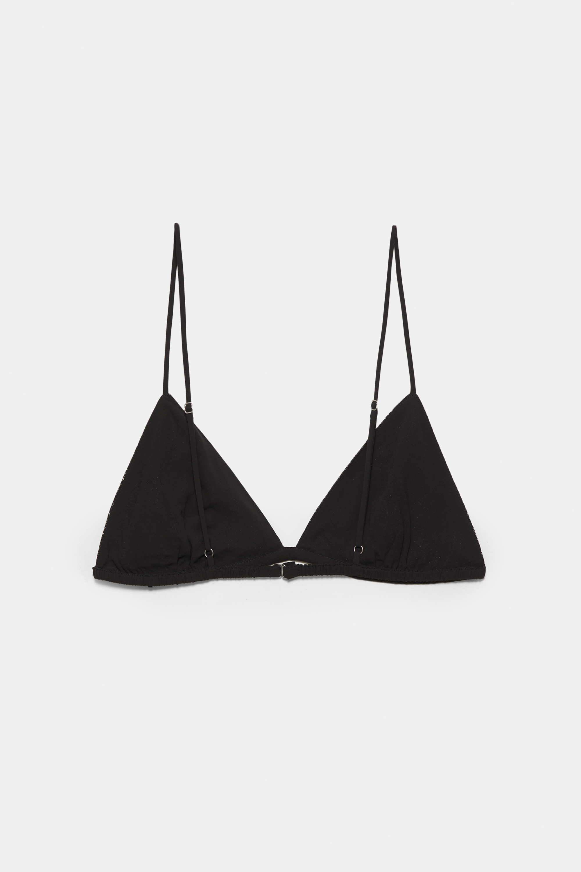 Top bralette con abalorios