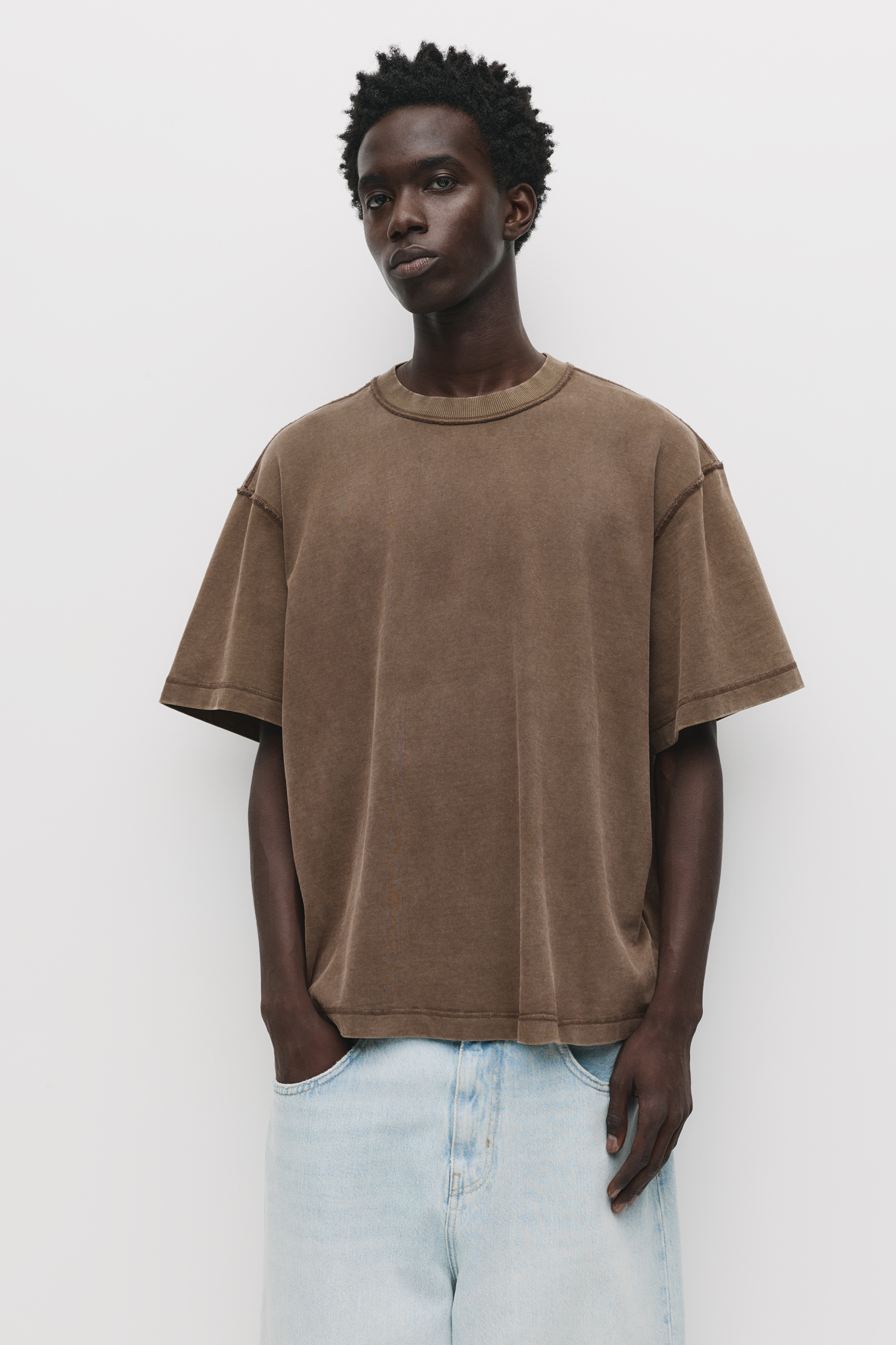 Soft touch boxy fit T-shirt