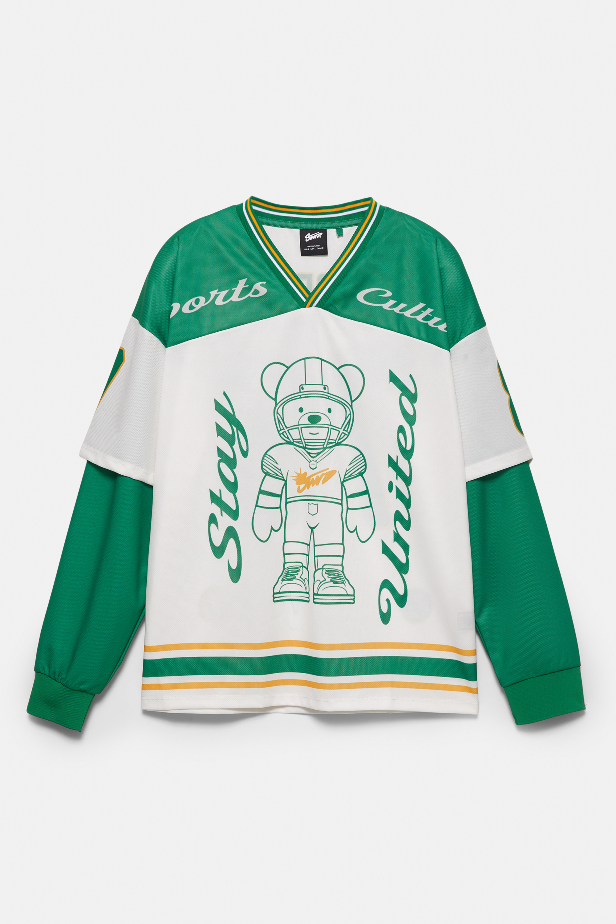 تيشرت كرة قدم STWD بتصميم دب