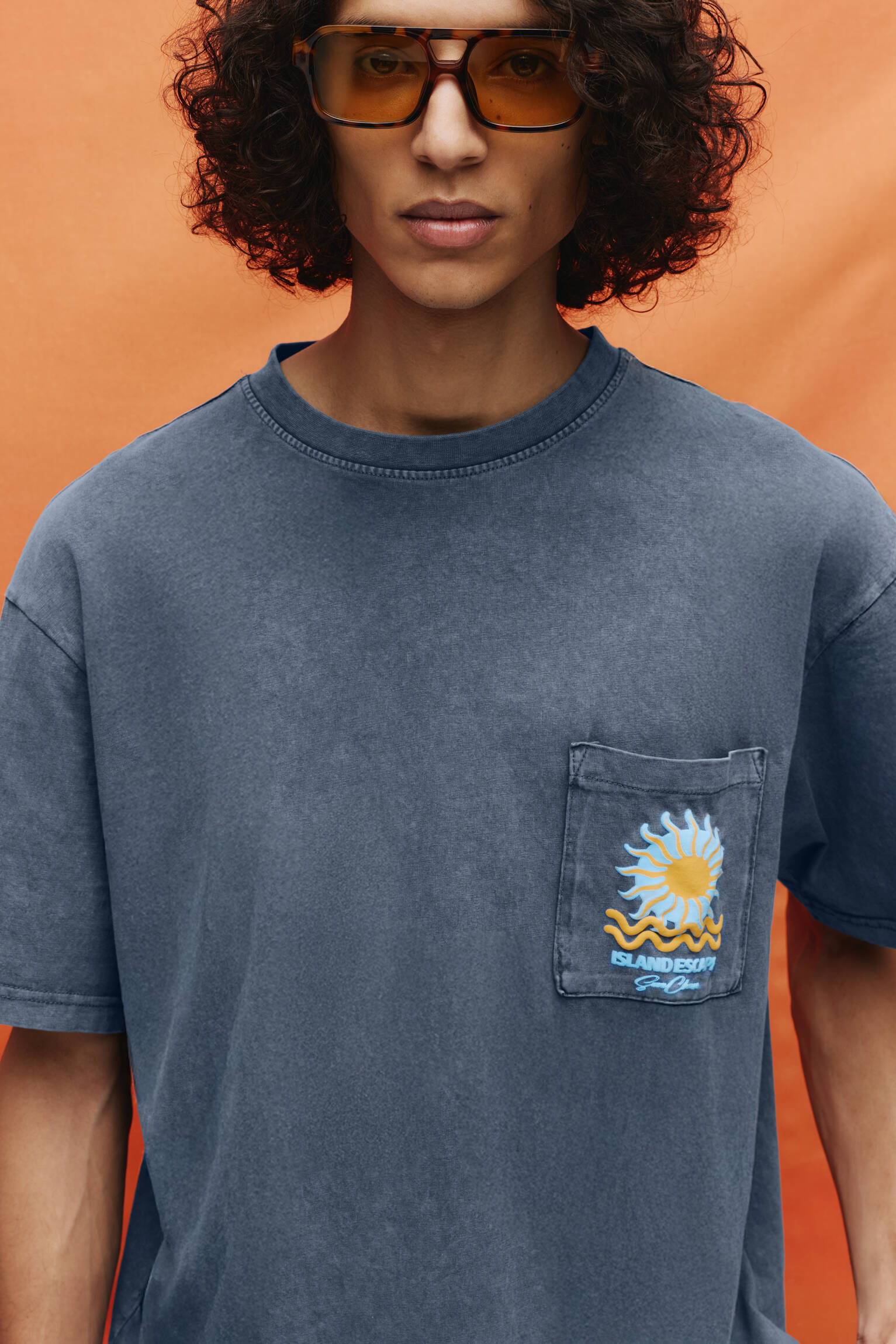 T-shirt poche soleil - pull&bear