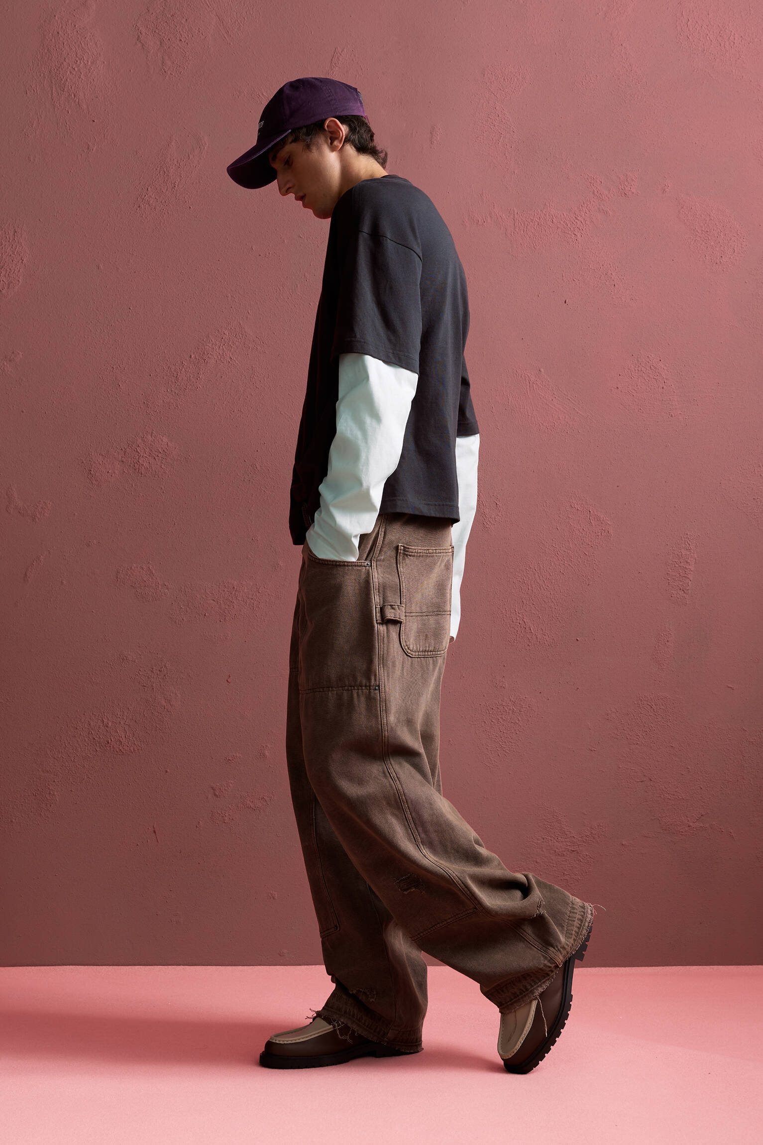 Maglietta a maniche lunghe doppia