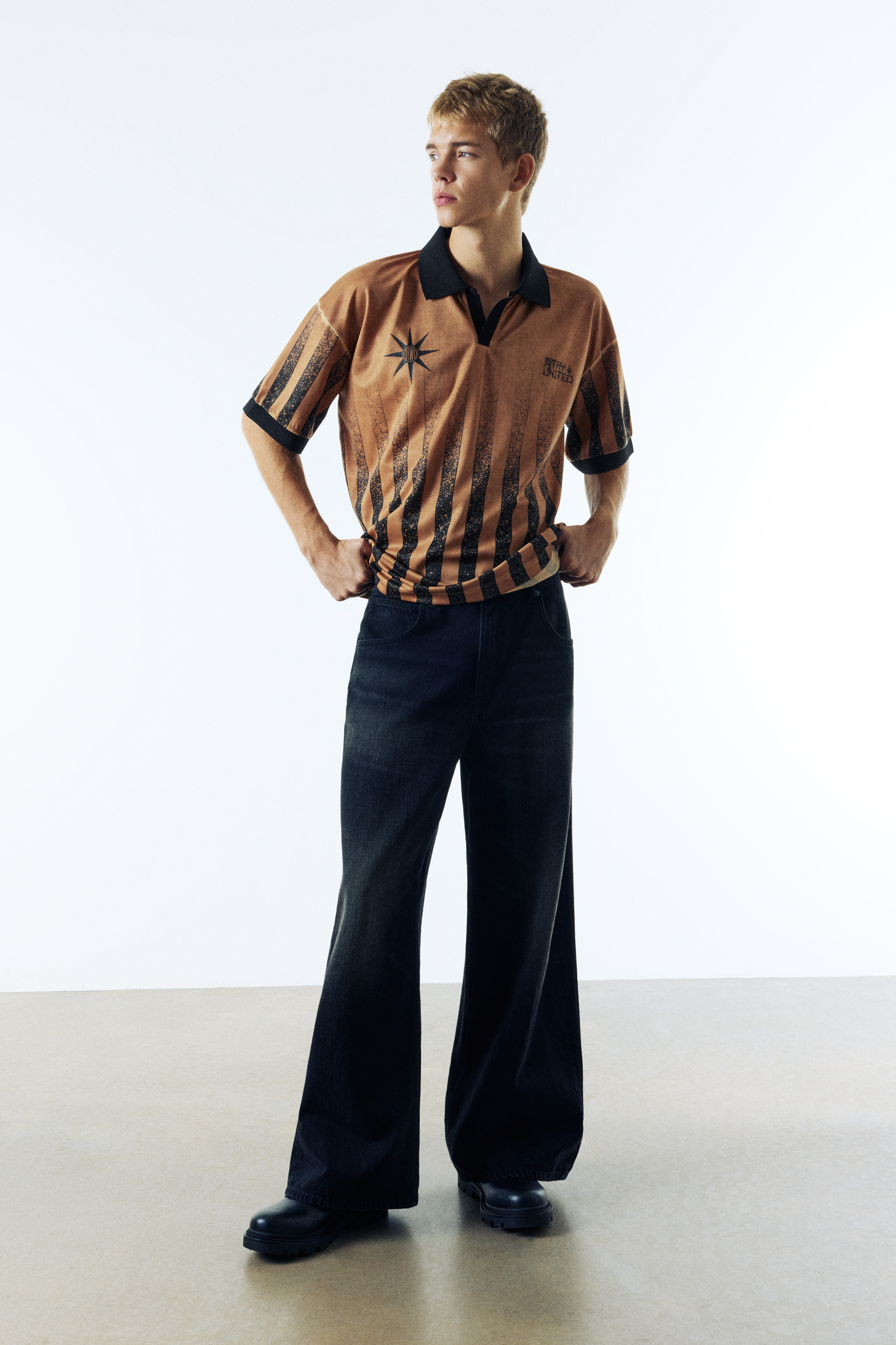 Ριγέ μπλούζα ποδοσφαίρου STWD