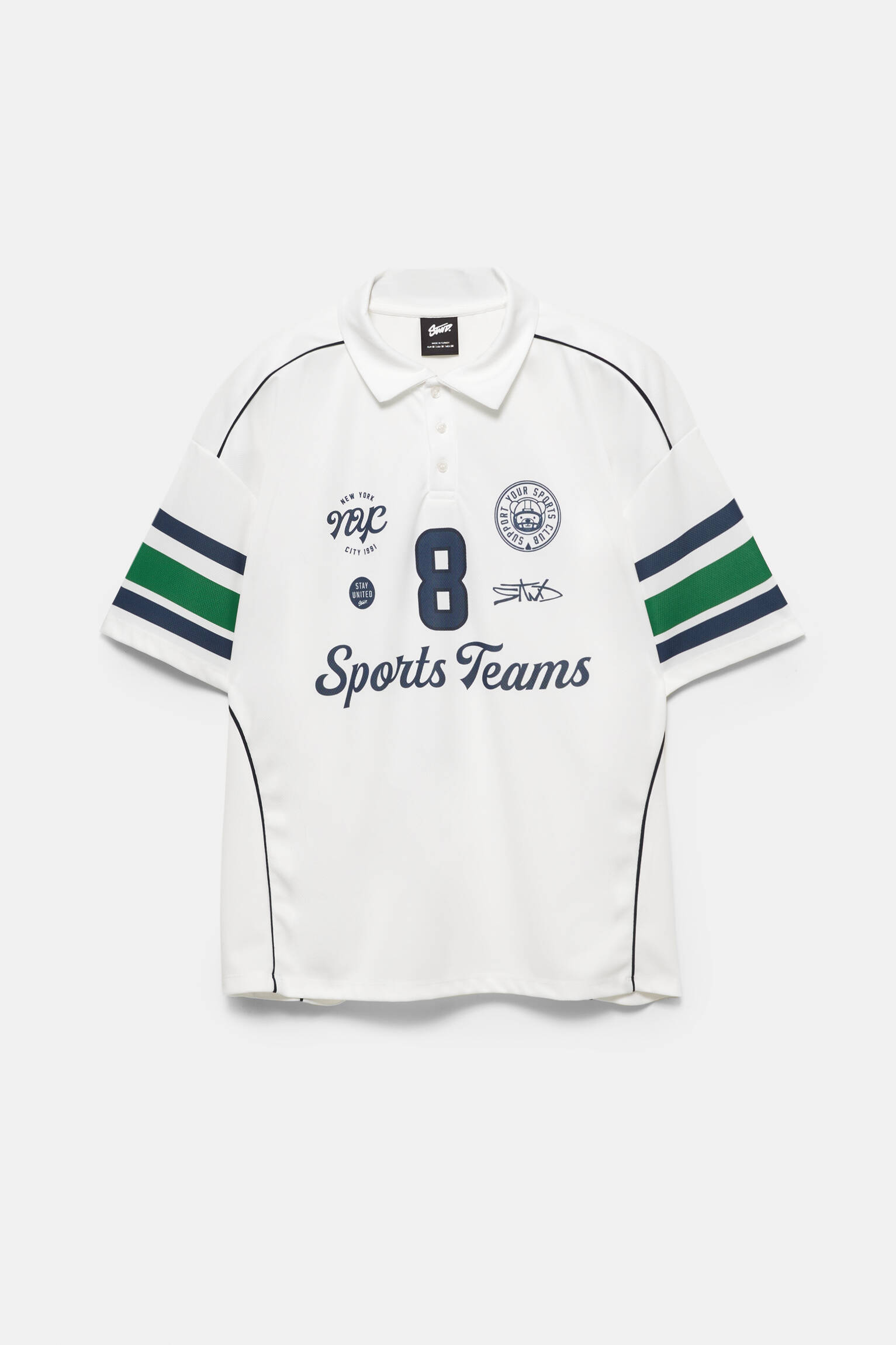 NYC Football T shirt PULL BEAR nyc-football-t-shirt-pull-bear