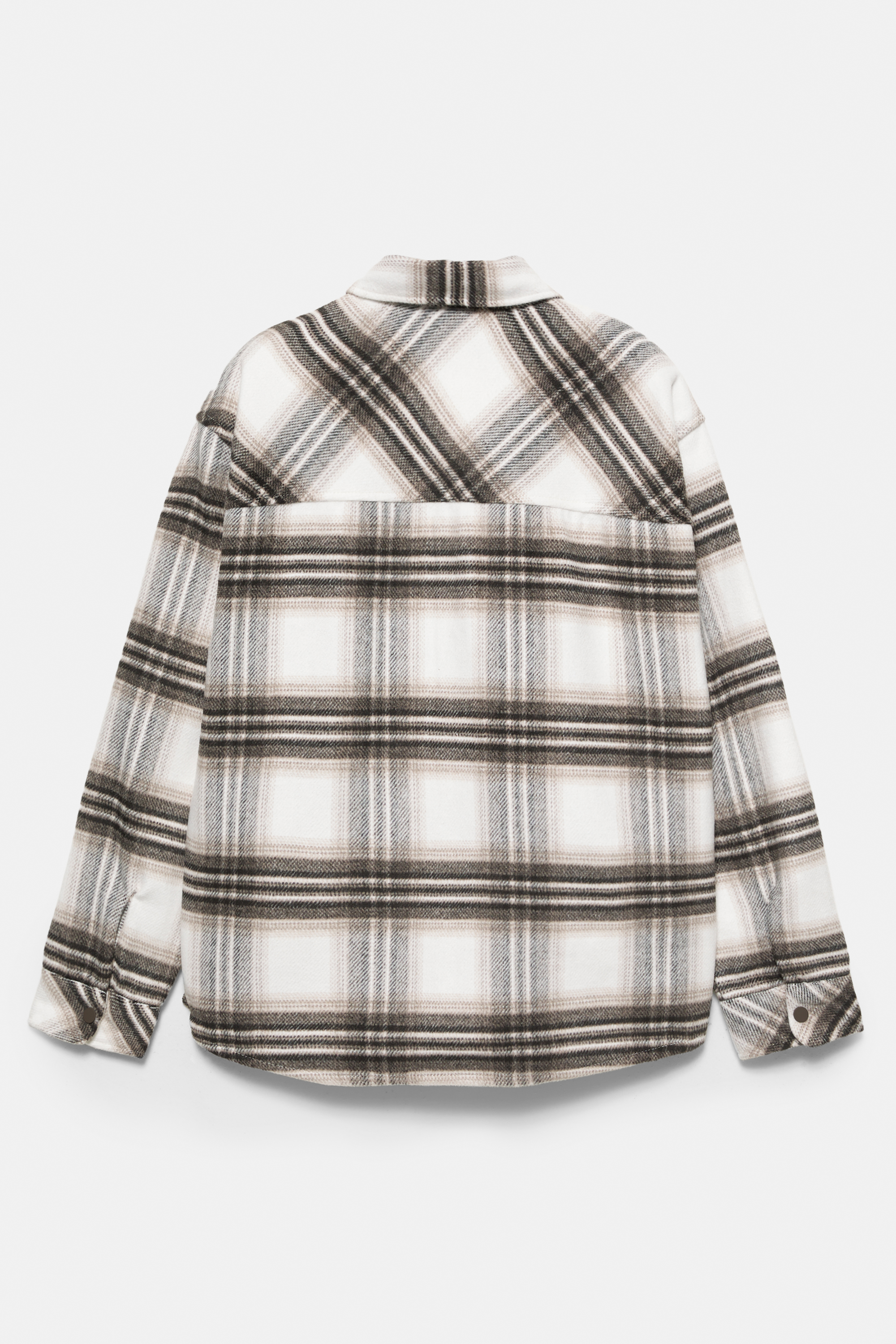 Brown check overshirt