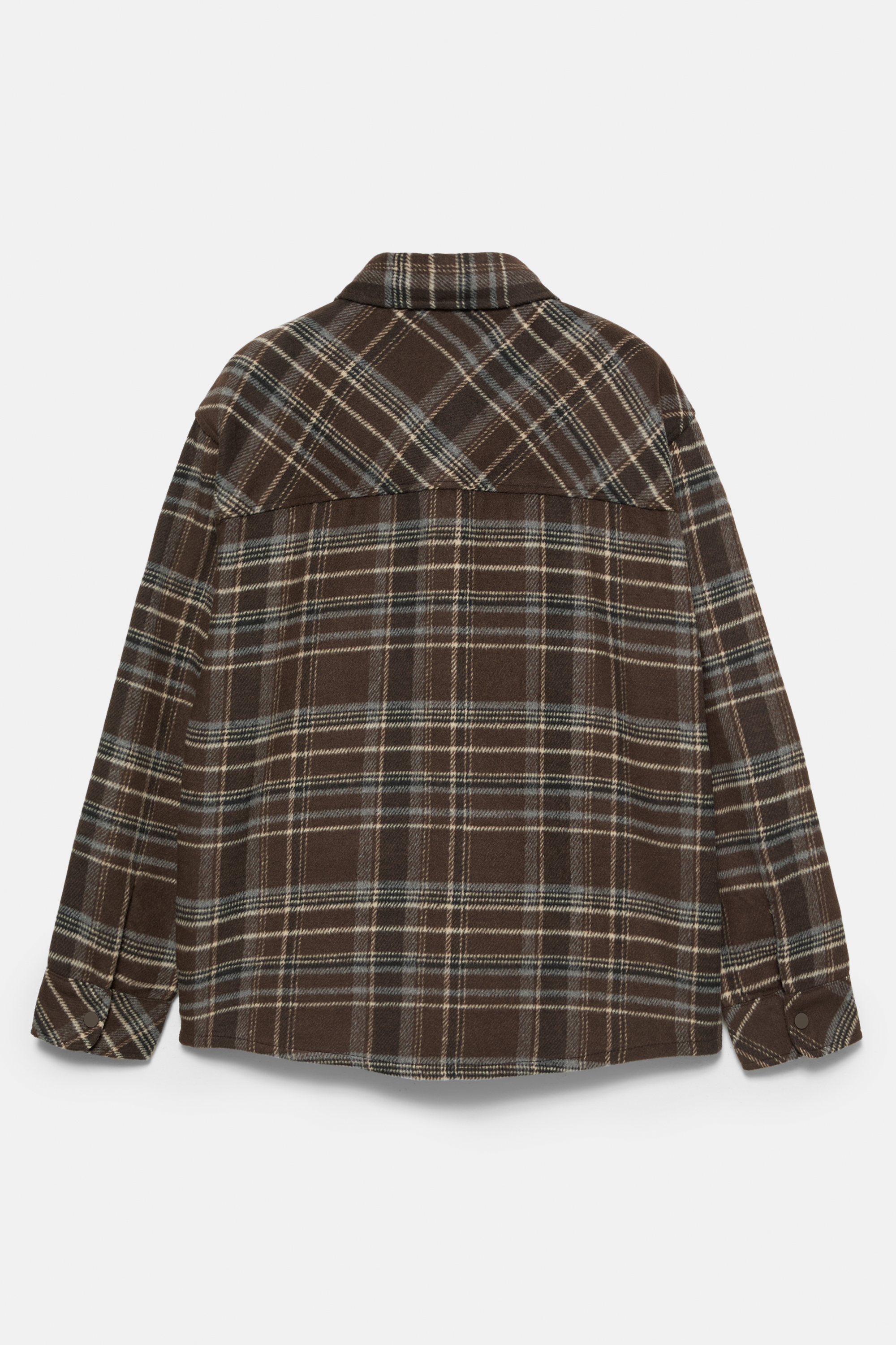 Brown check overshirt