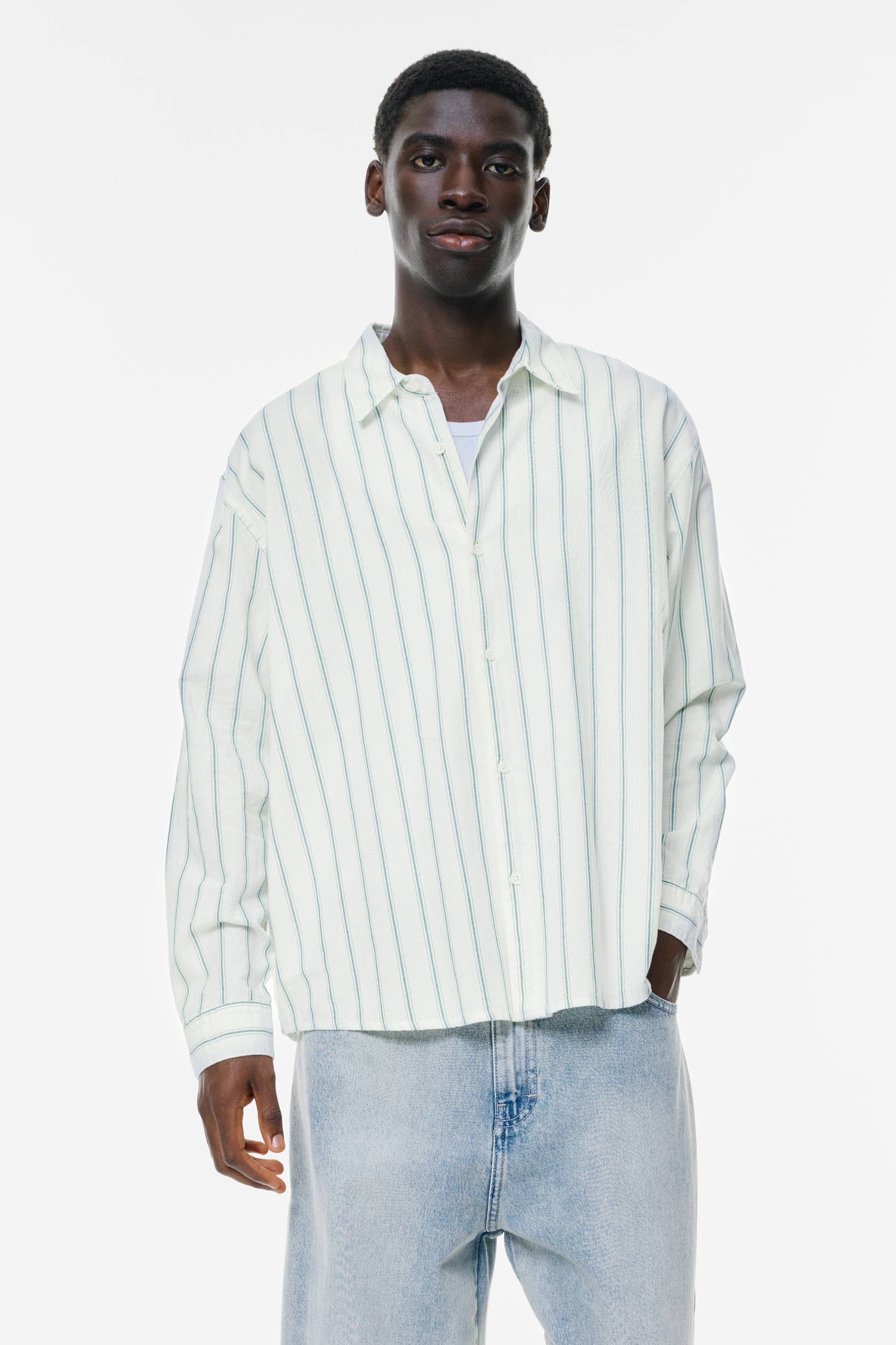 Striped long sleeve shirt