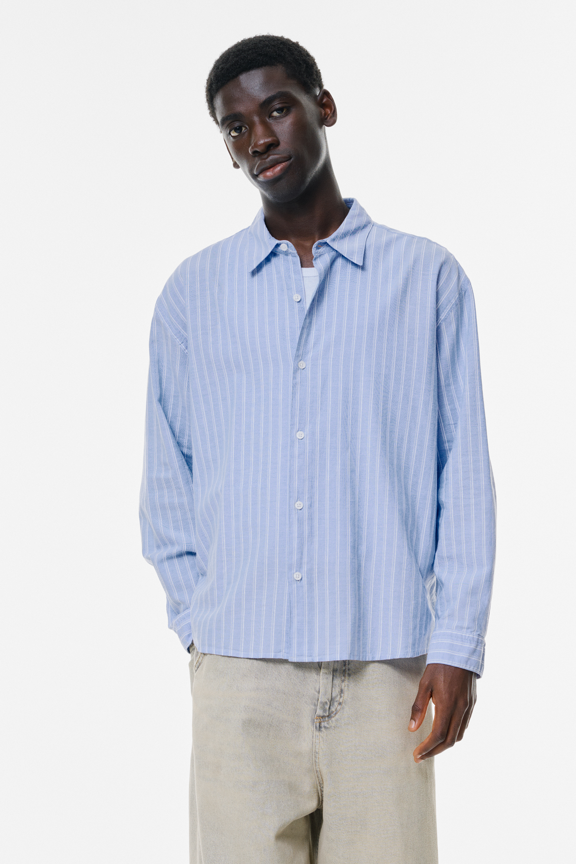 Striped long sleeve shirt