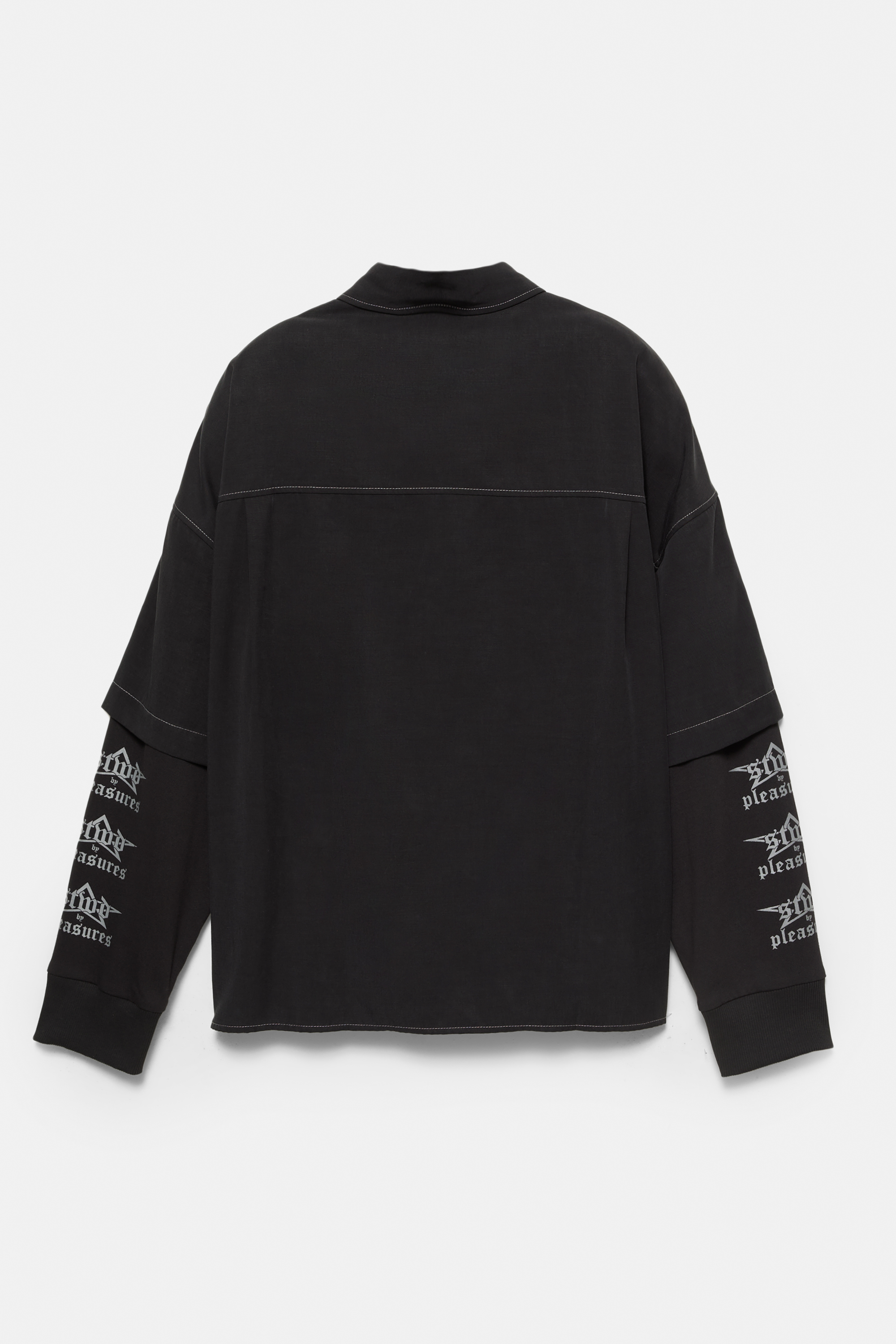 Риза STWD by Pleasures с двойни ръкави