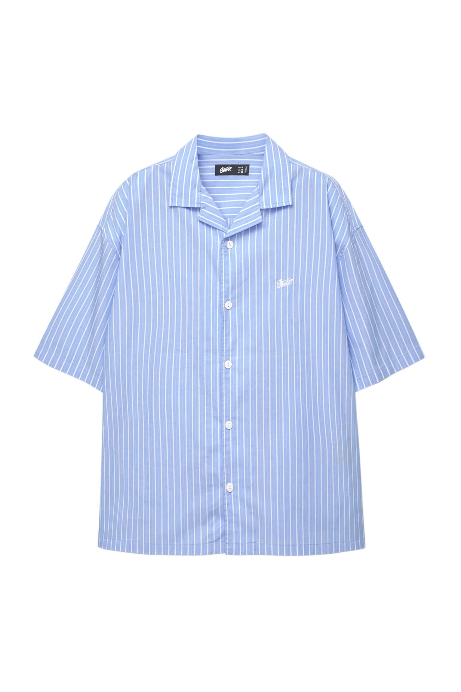 Chemise manches courtes rayures STWD