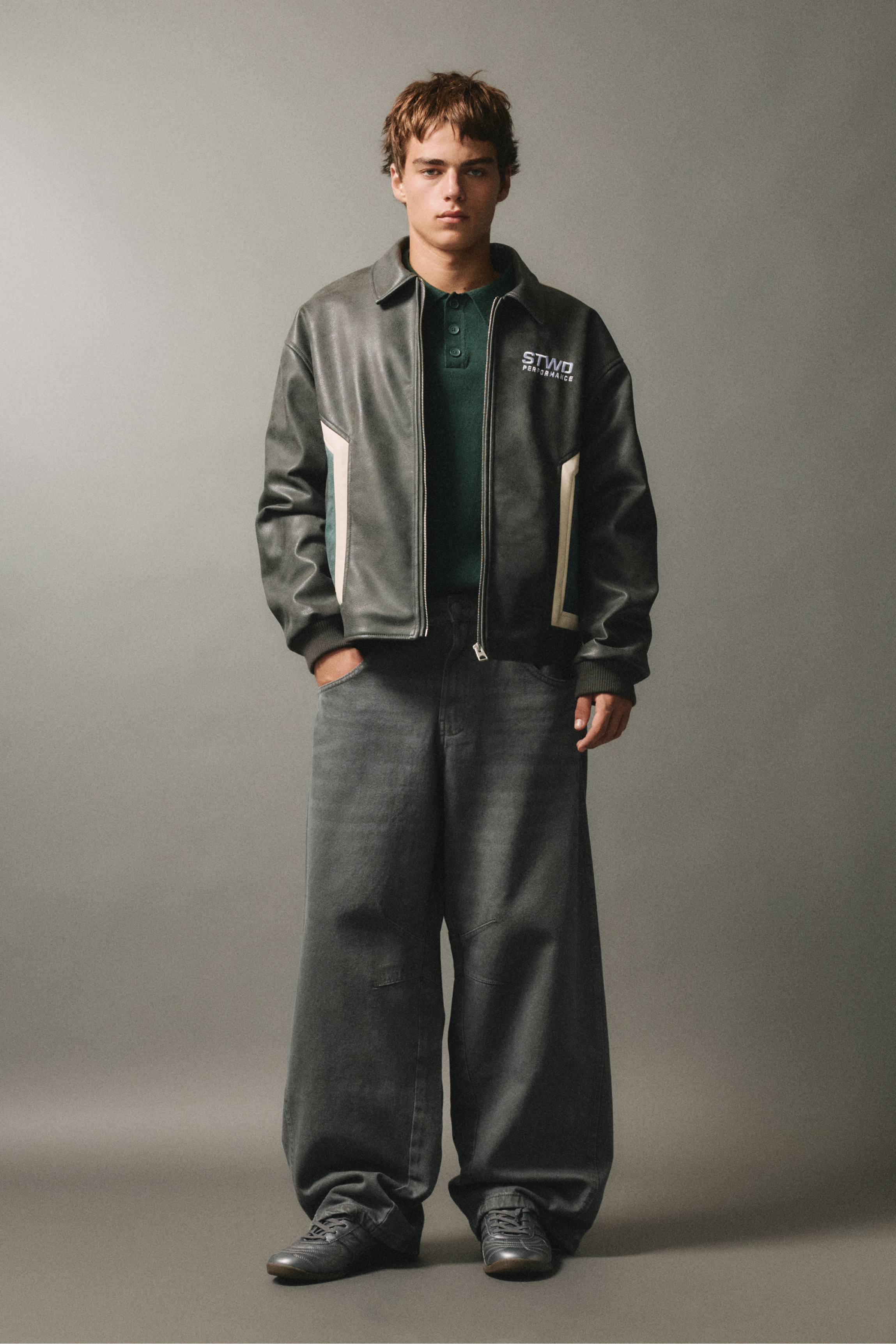 Μπλούζα πόλο με μακρύ μανίκι