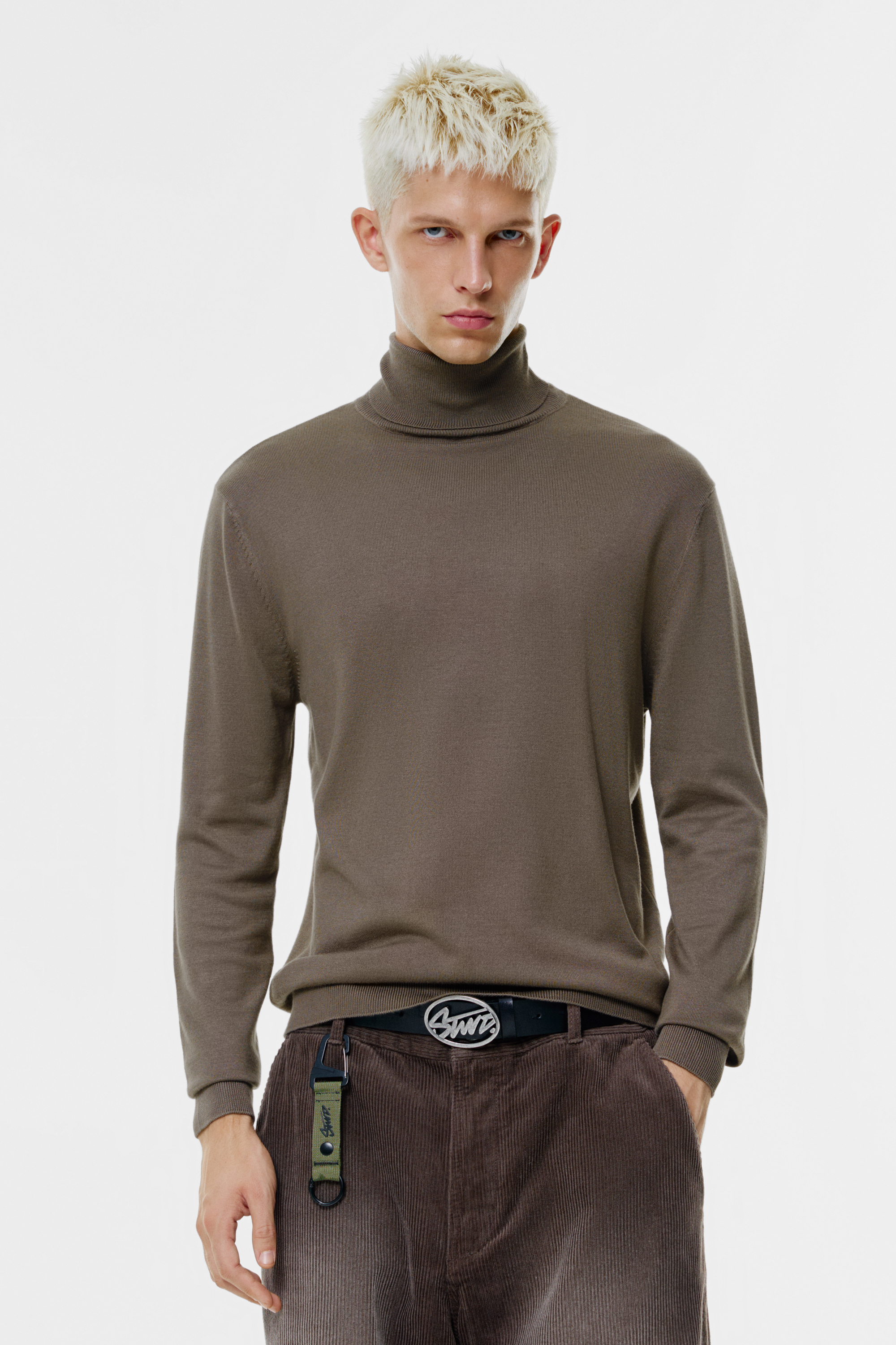 Pullover mit Stehkragen