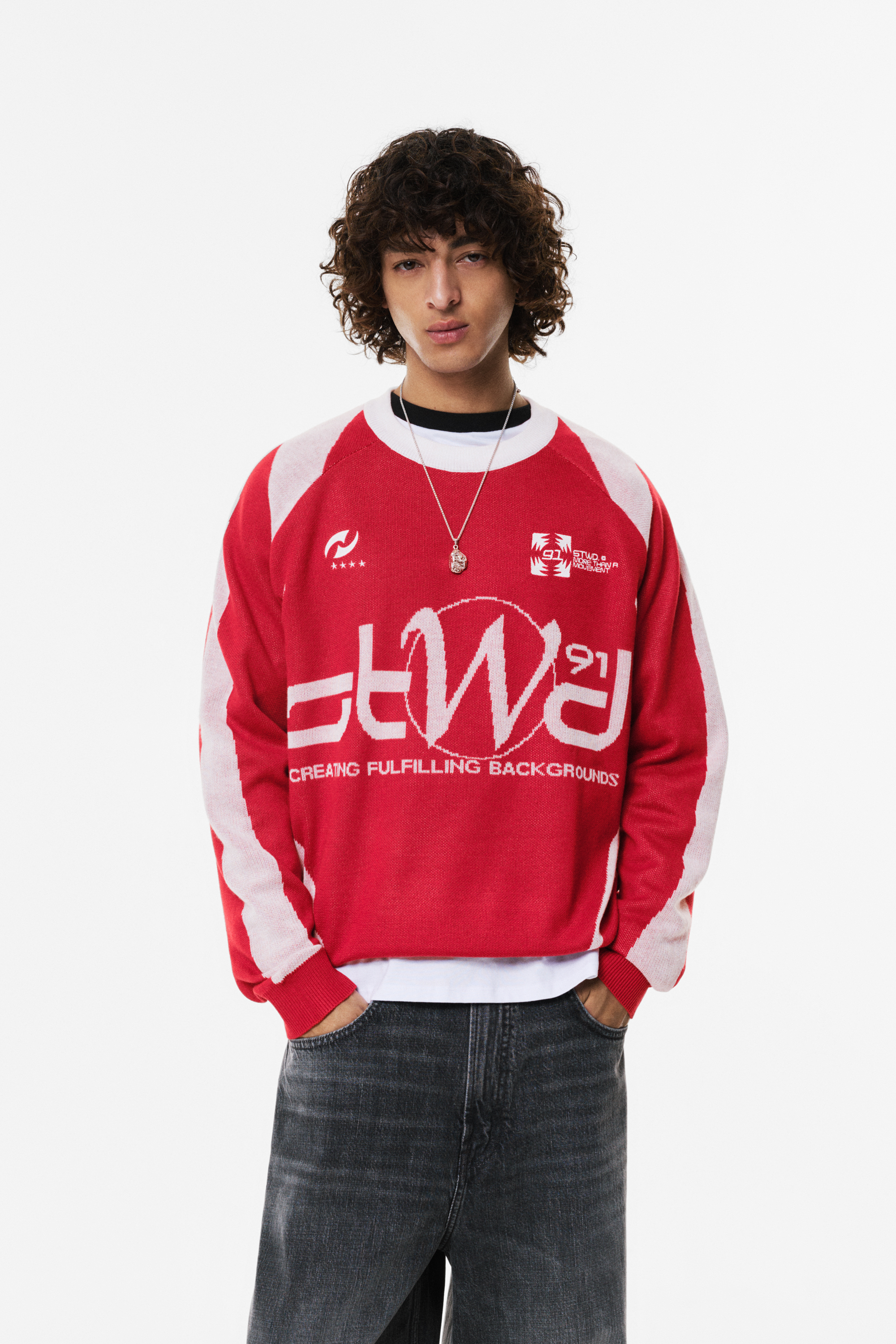 STWD racing graphic jumper
