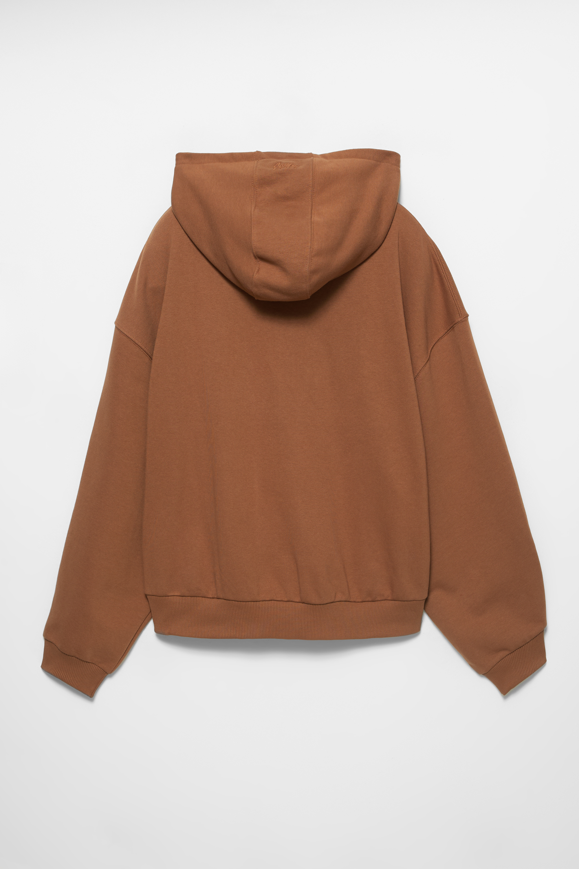 Hoodie with double zip